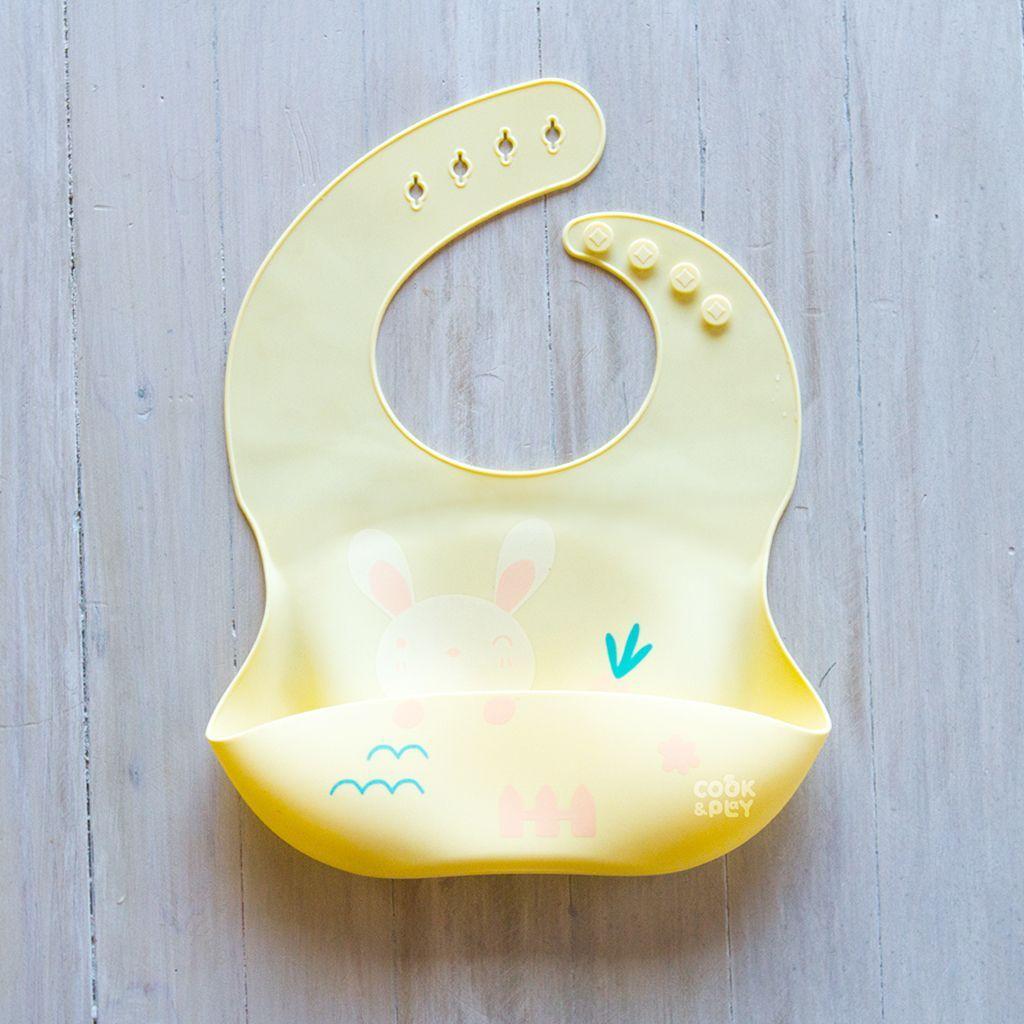 Babero Bippy Silicona Conejo-0