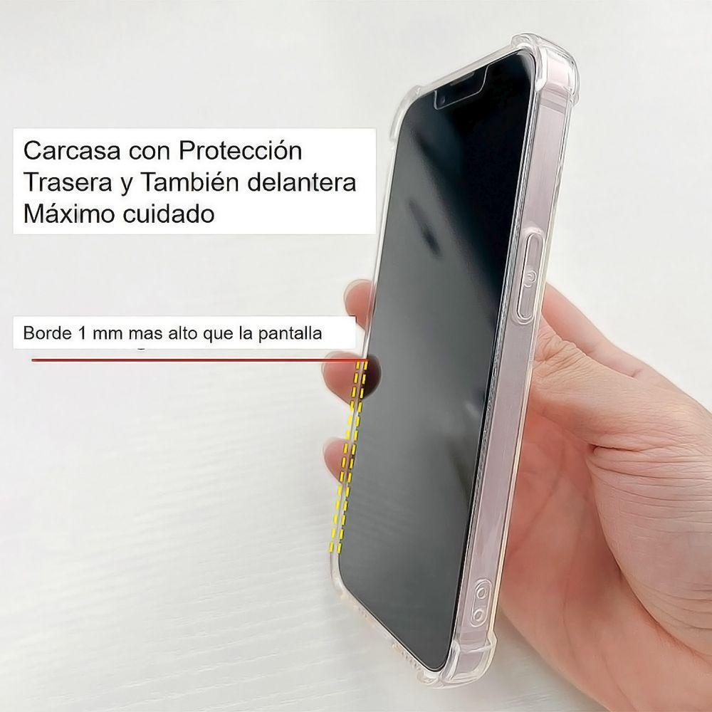 Carcasa Para iPhone 13 Mini Y Mica de Vidrio Protector Pantalla-5