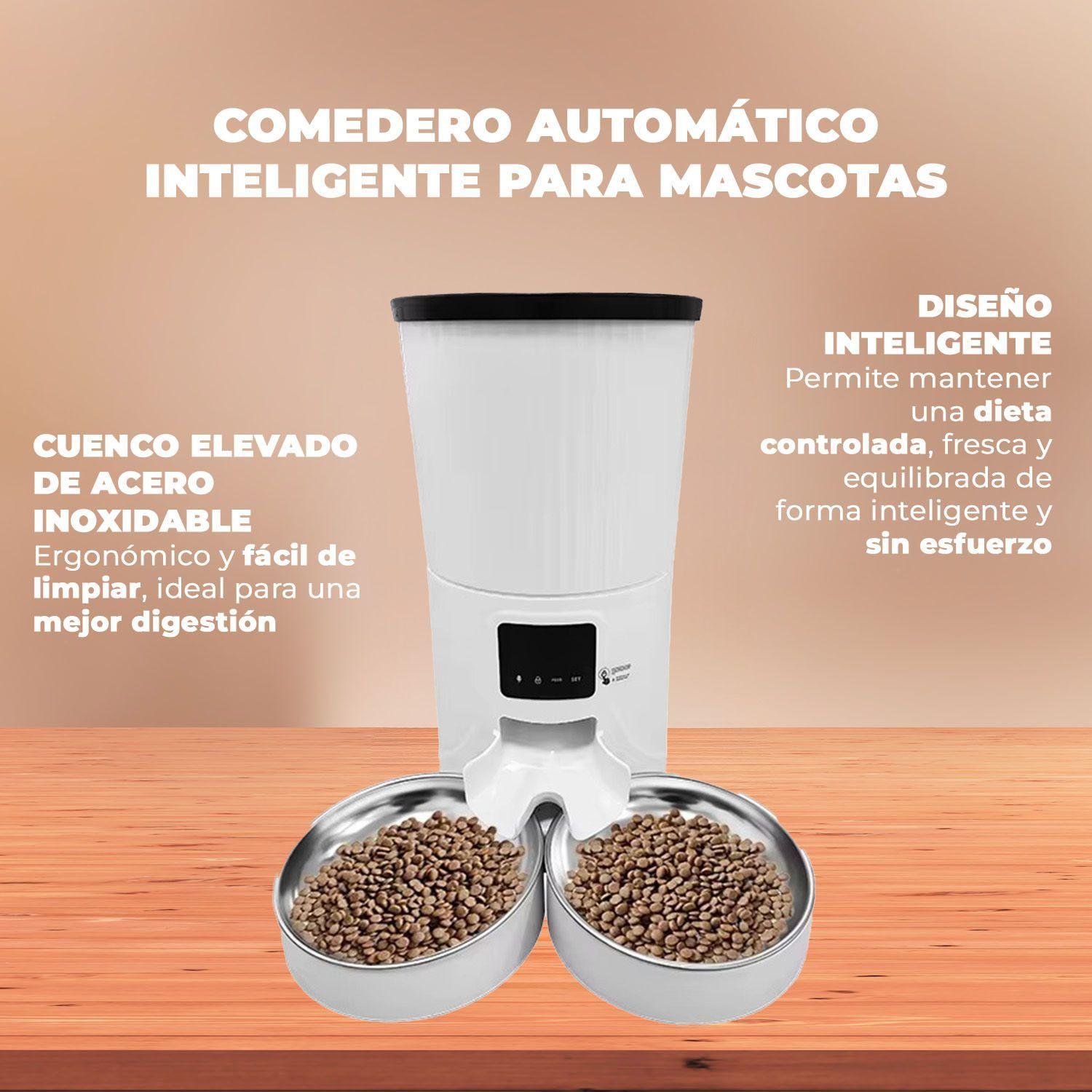 Dispensador Automatico Doble Comida Mascotas 4 lts. Wifi-2