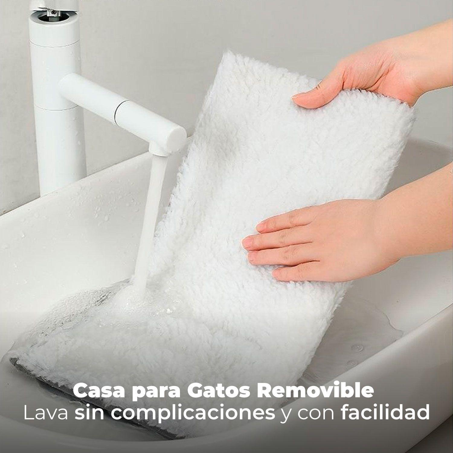 Cama Mascota Soft Confort Con Rascador y Techo-3