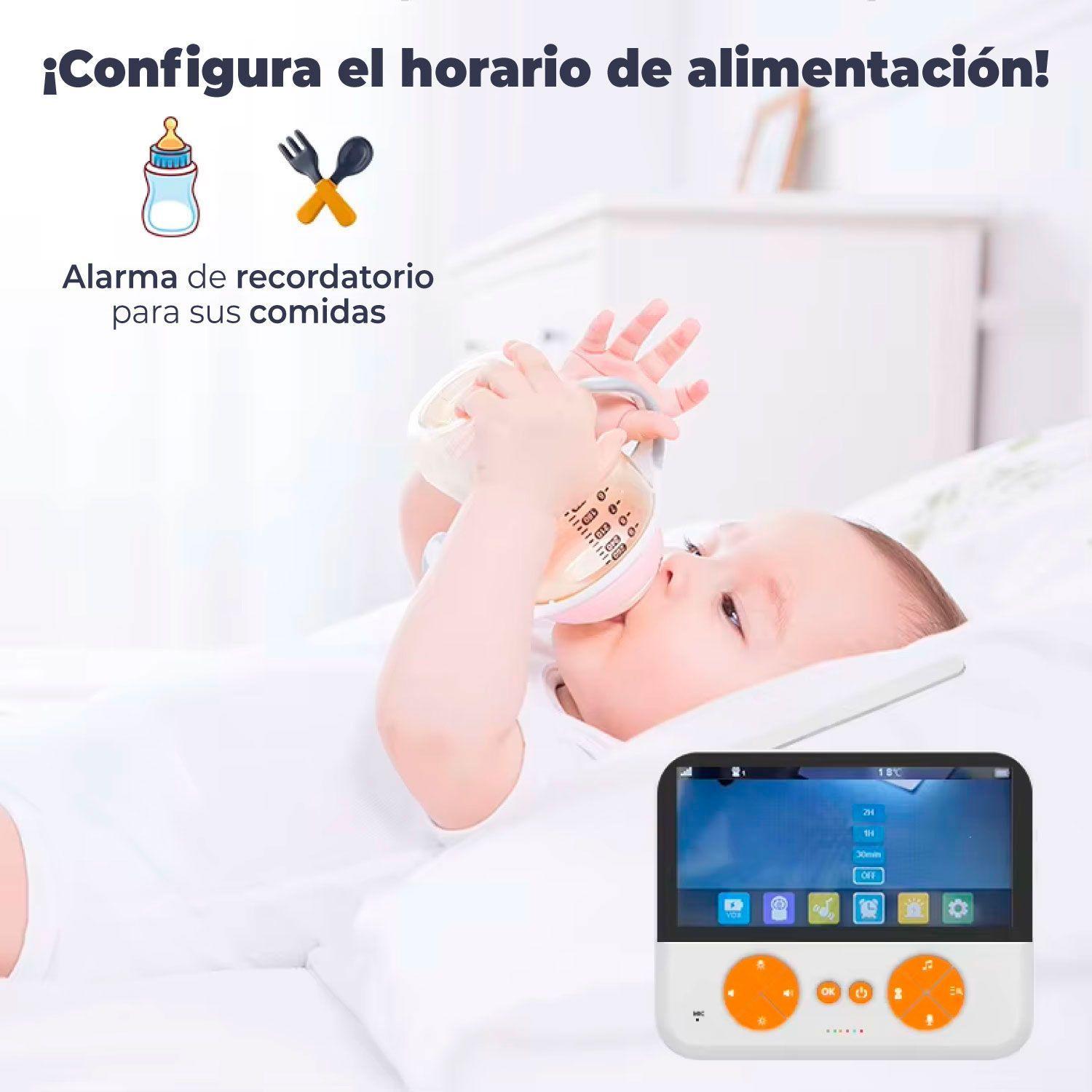 Camara Monitor Bebe Vision Nocturna Lcd 4.3" Con Microfono-5