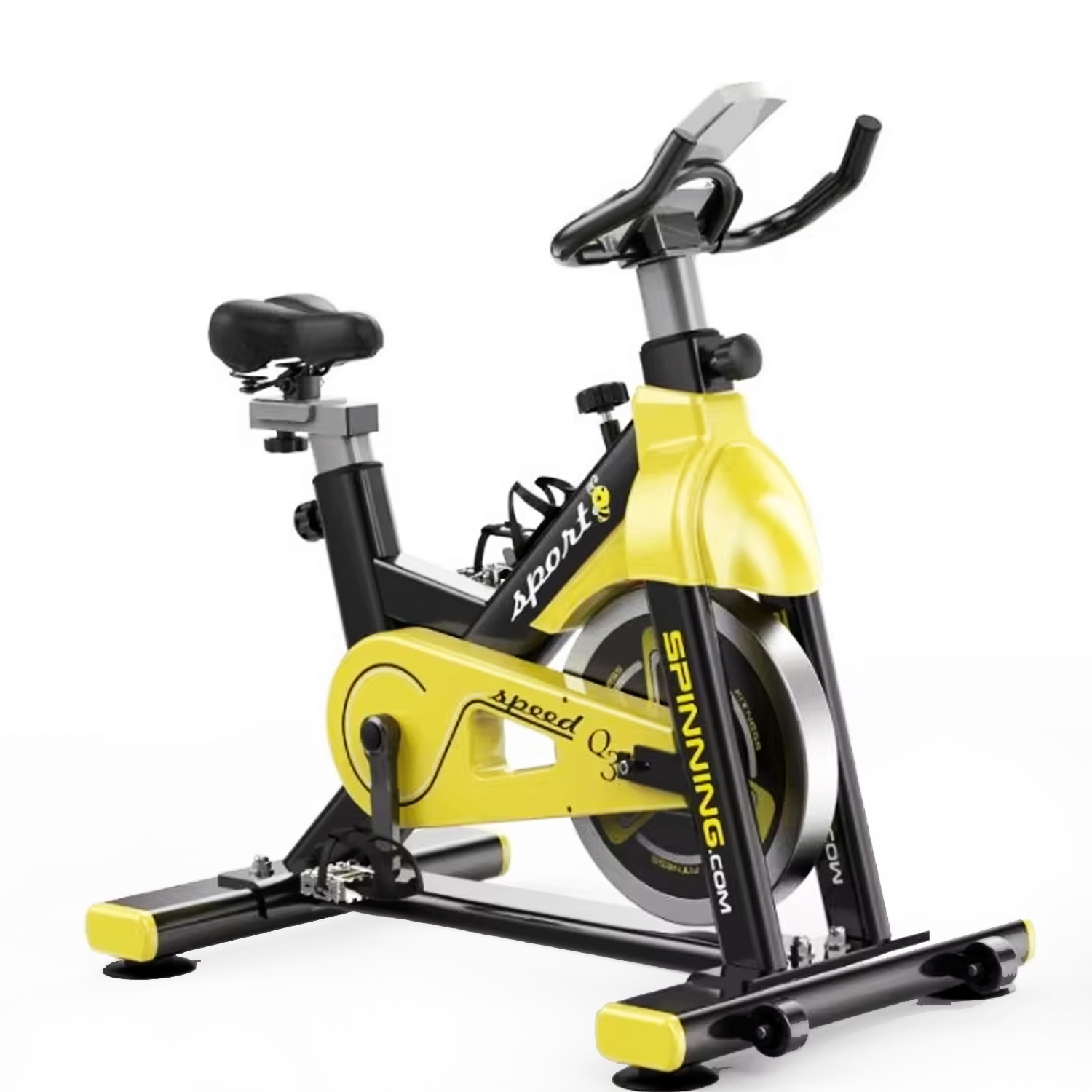 Bicicleta Spinning Estática Q2 Pro 6 KG con Monitor-2