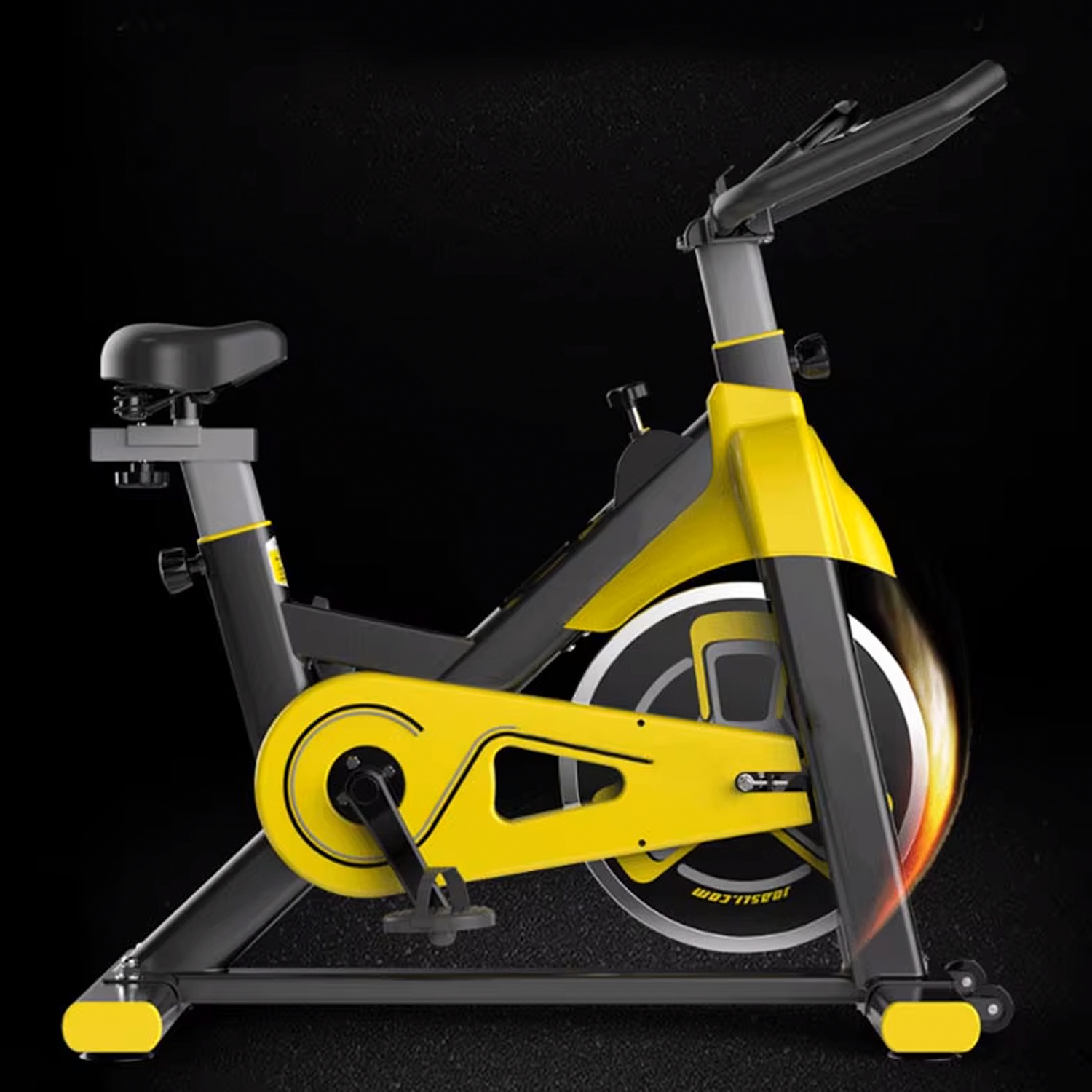 Bicicleta Spinning Estática Q2 Pro 6 KG con Monitor-4