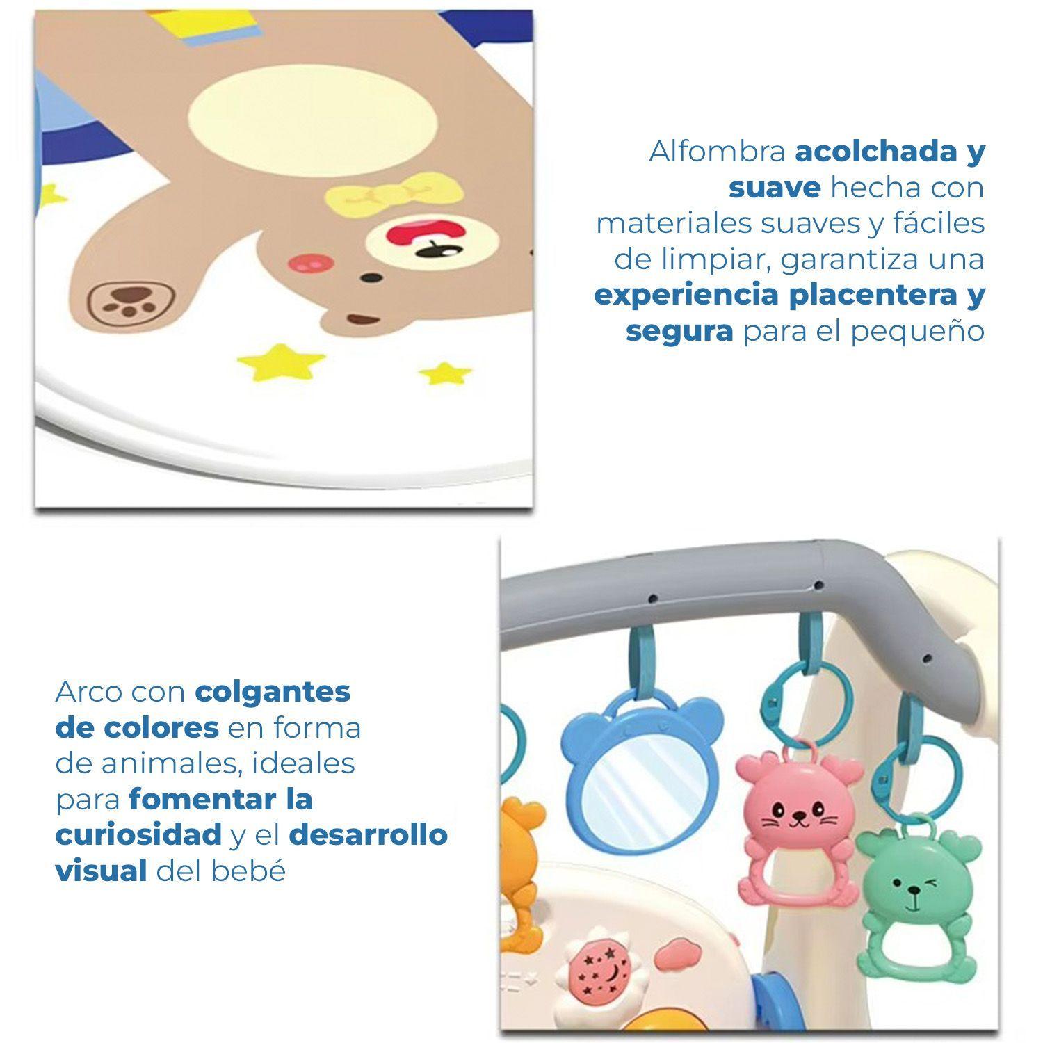 Gimnasio Alfombra Caminadora Bebe Musical 4 en 1 Little Bear-2
