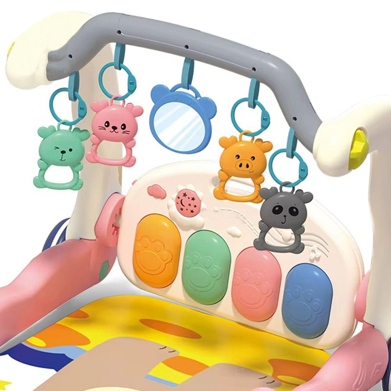 Gimnasio Alfombra Caminadora Bebe Musical 4 en 1 Little Bear-3