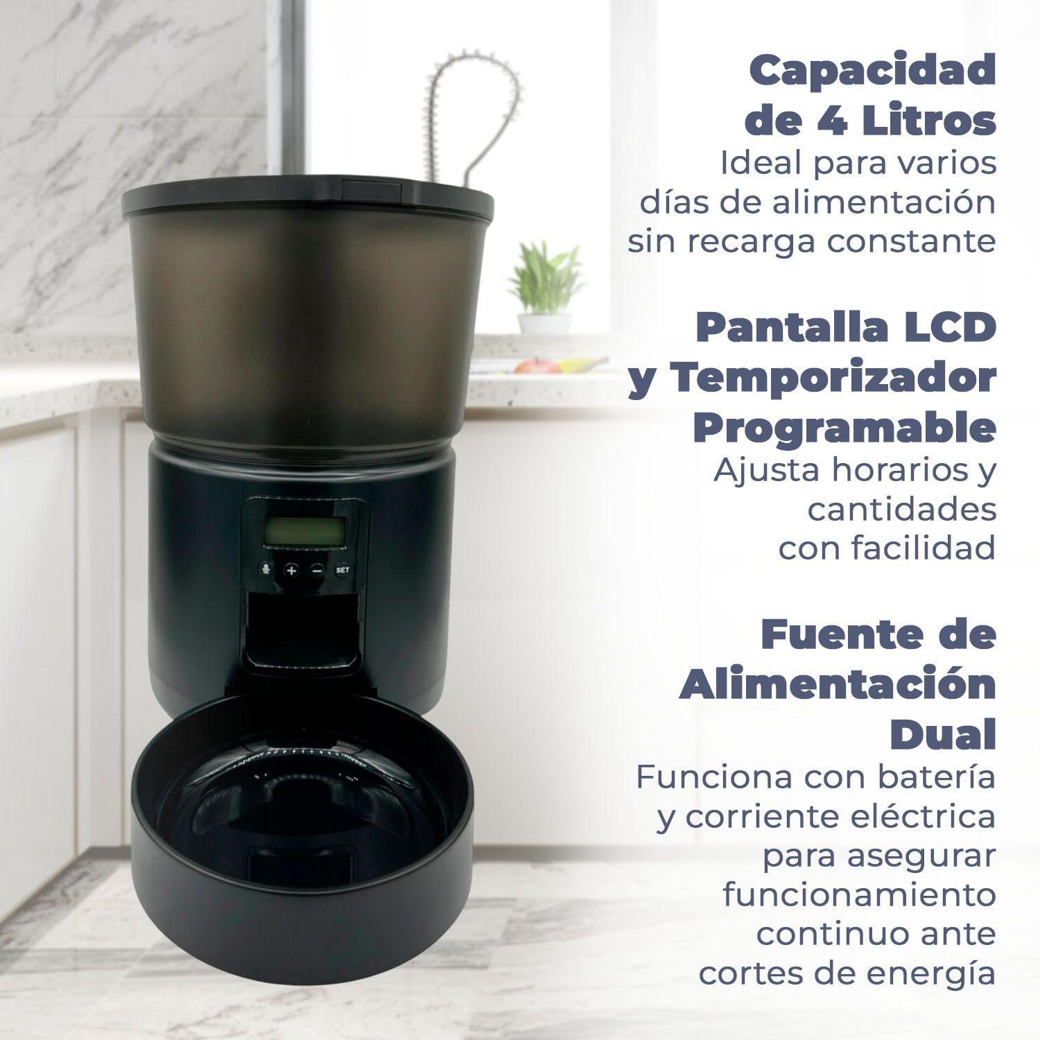 Dispensador Automatico Comida Mascotas 4 lts.-2