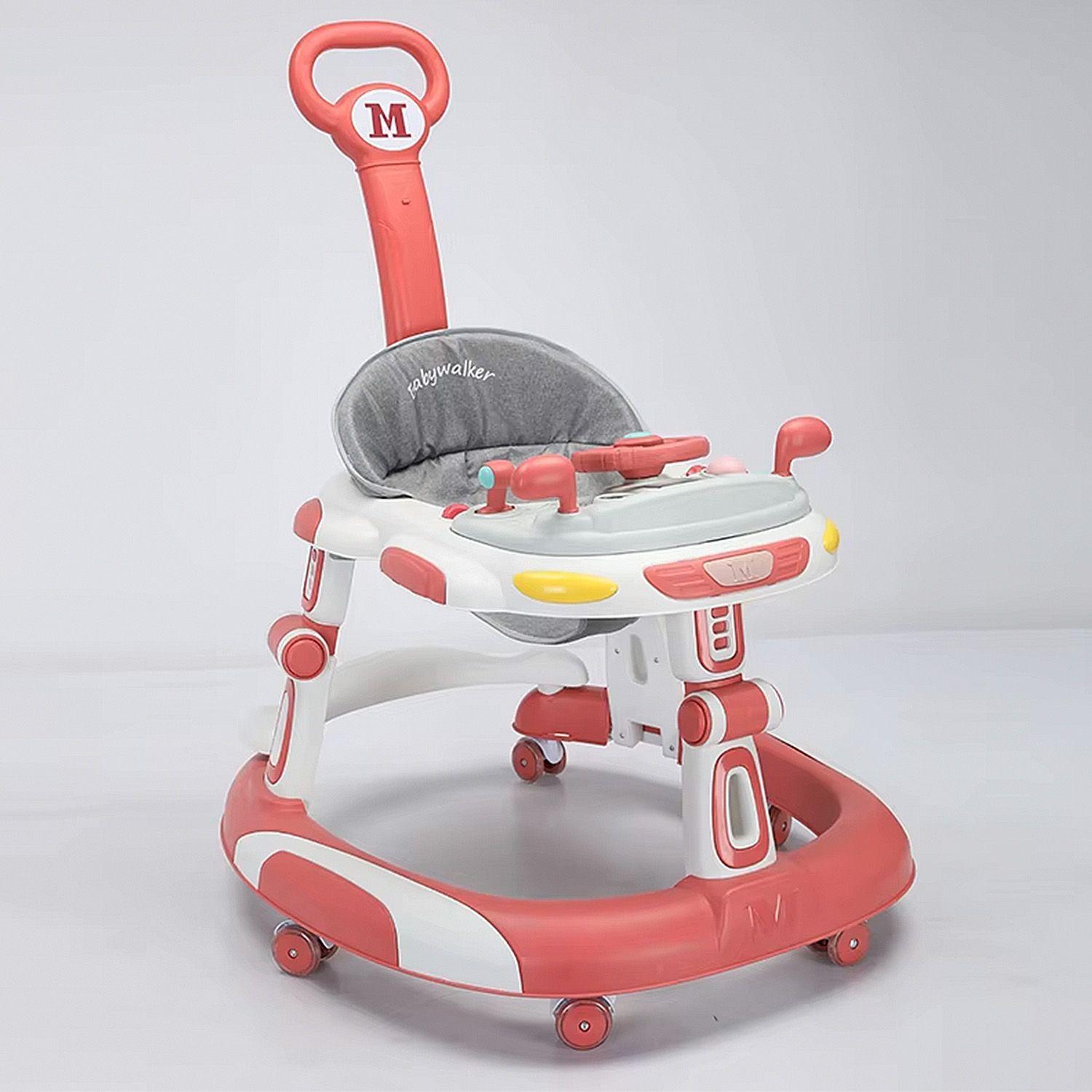 Andador Caminadora Bebe Plegable Autito Con Sonido -4