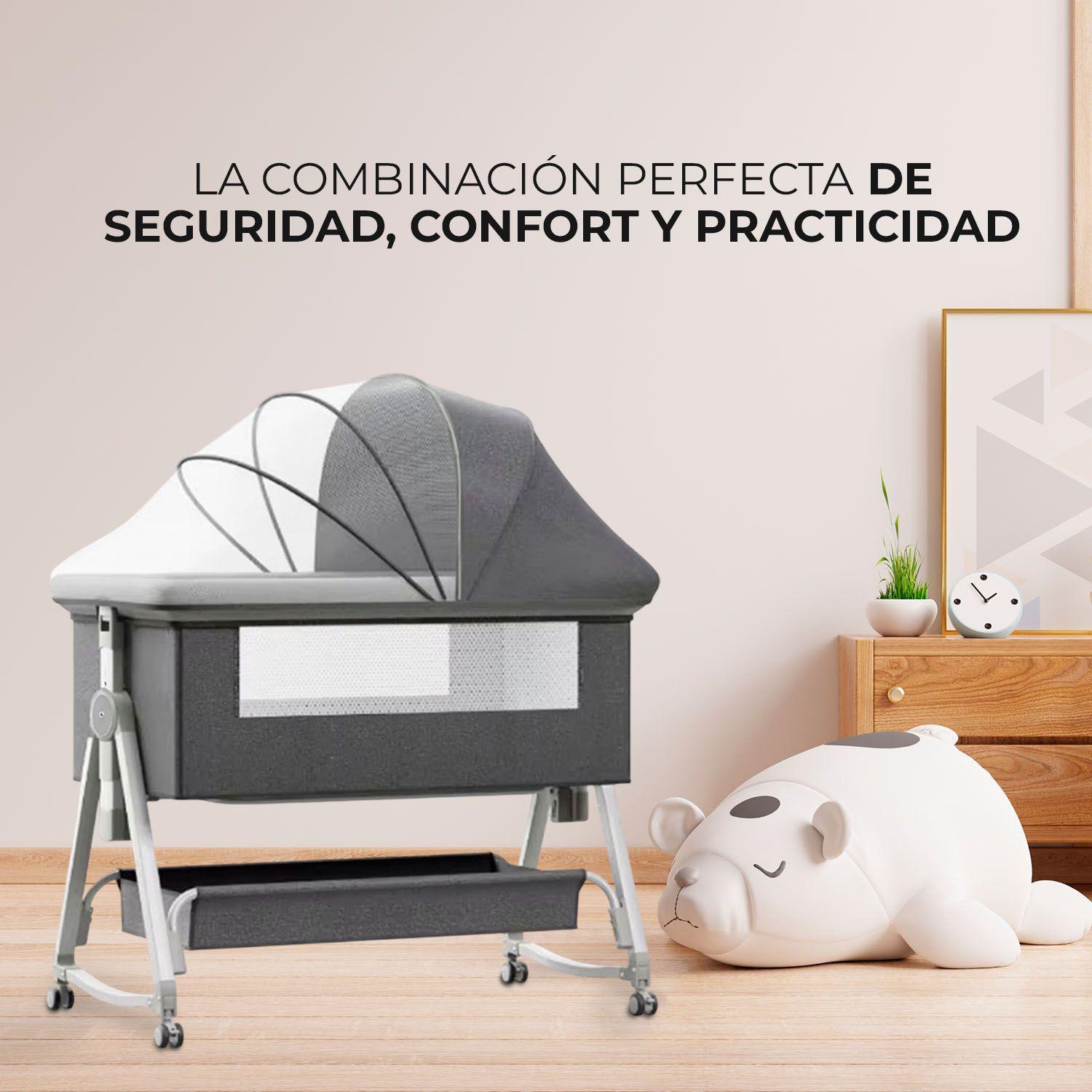 Cuna Colecho Moises Bebe Mecedora 4 Alturas Safe&soft-3