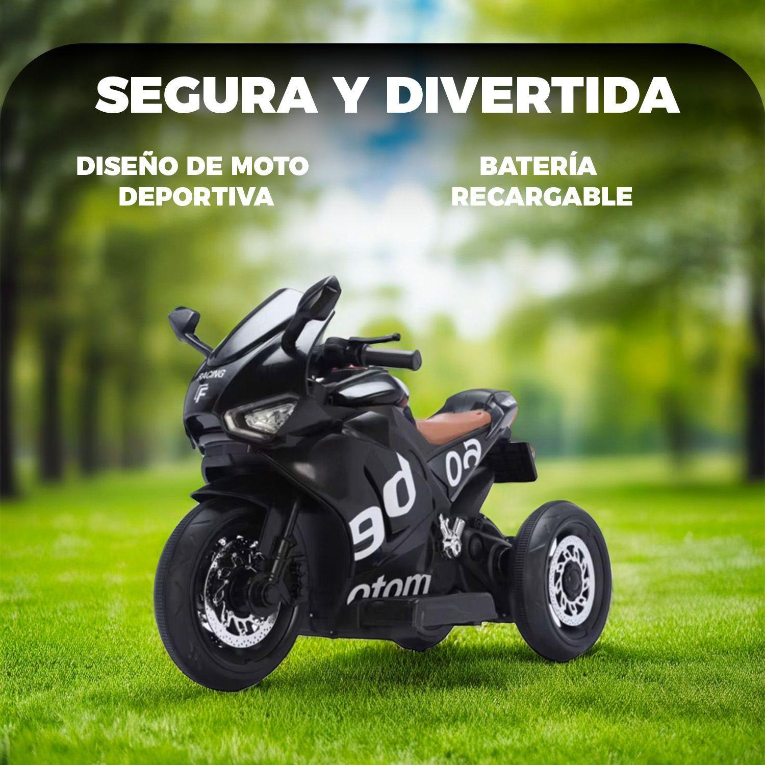 Moto Eléctrica Infantil 3 Ruedas Turbo 6v Gsx-4