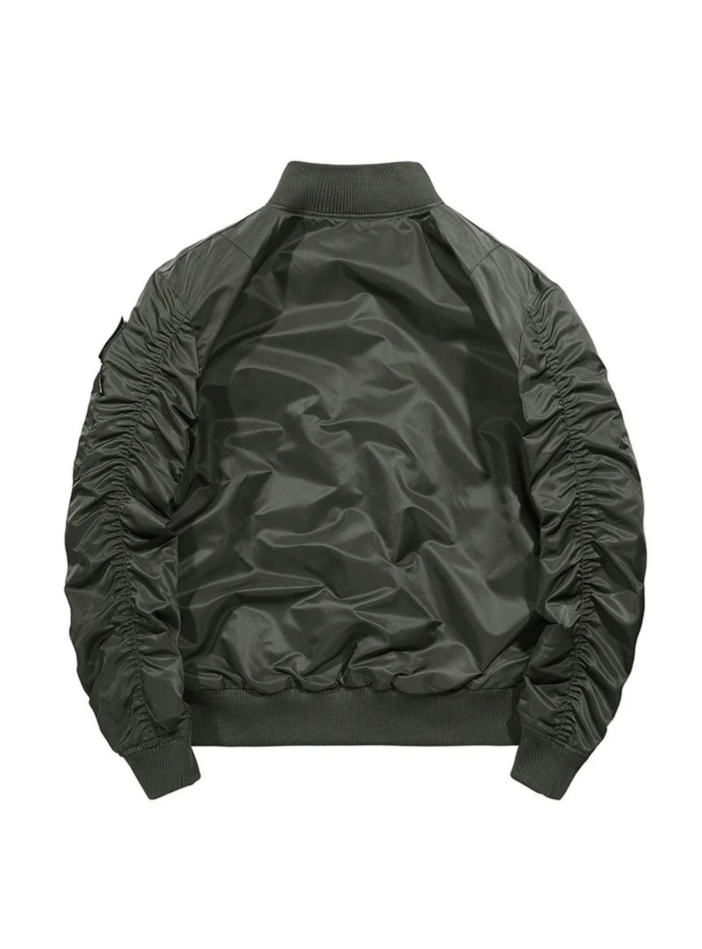 Chaqueta Bomber Special Forces Verde Petroleo-2