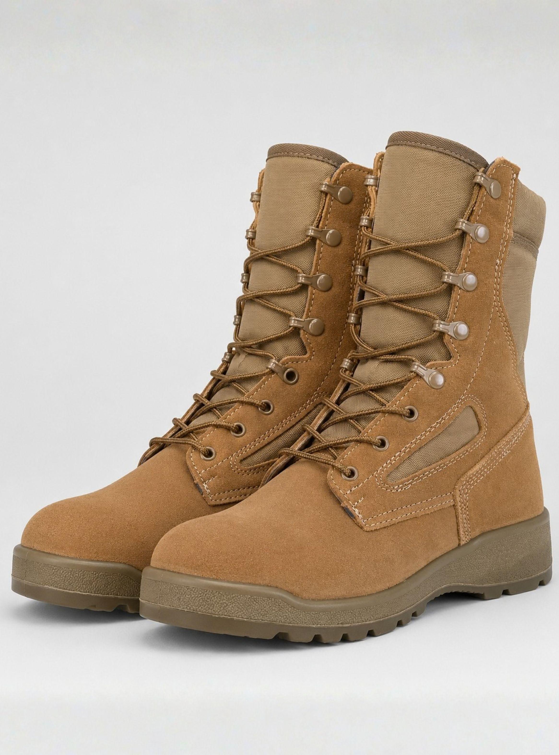Botas Tácticas de Combate Caña Alta - Coyote-0