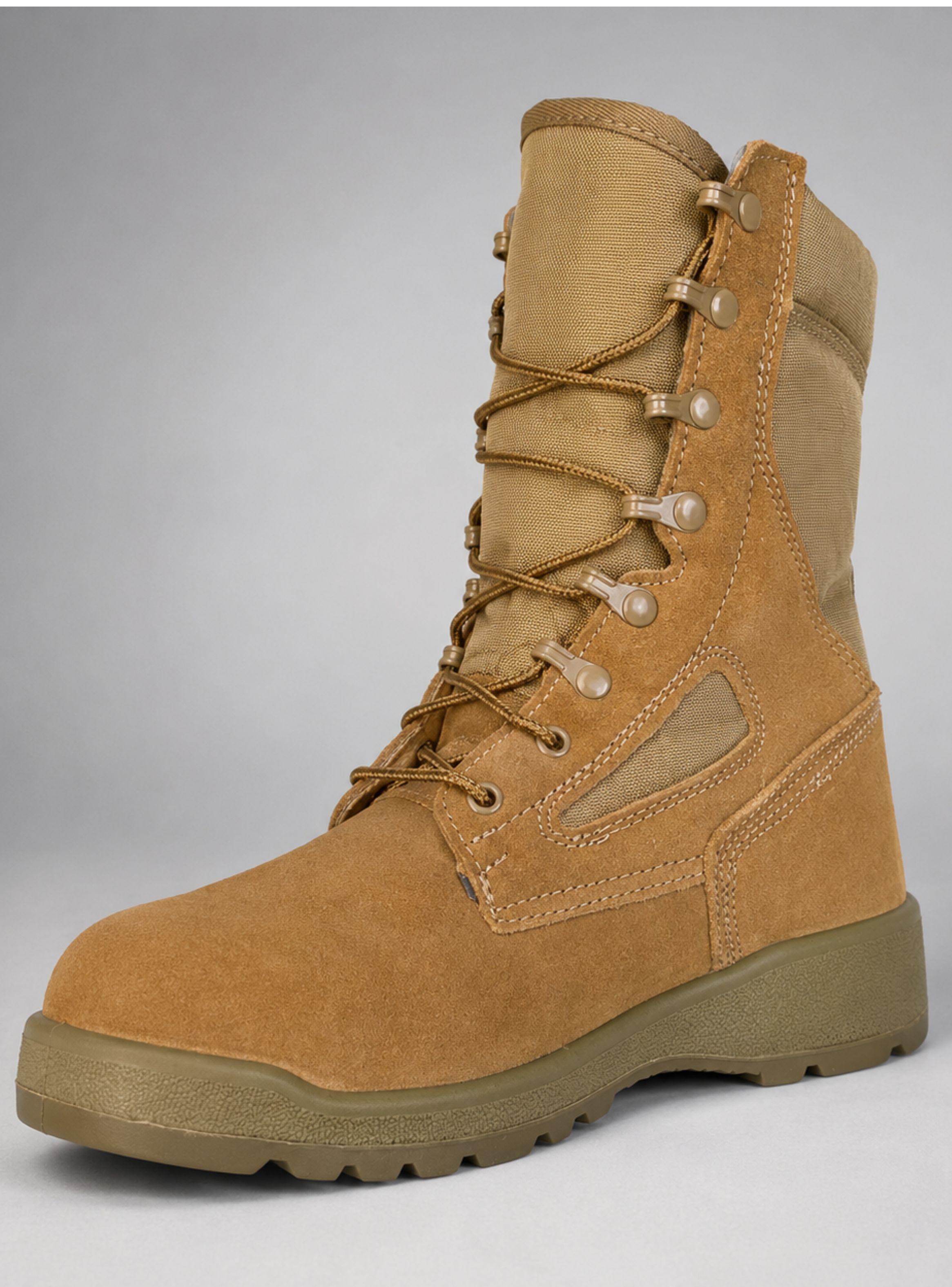 Botas Tácticas de Combate Caña Alta - Coyote-3