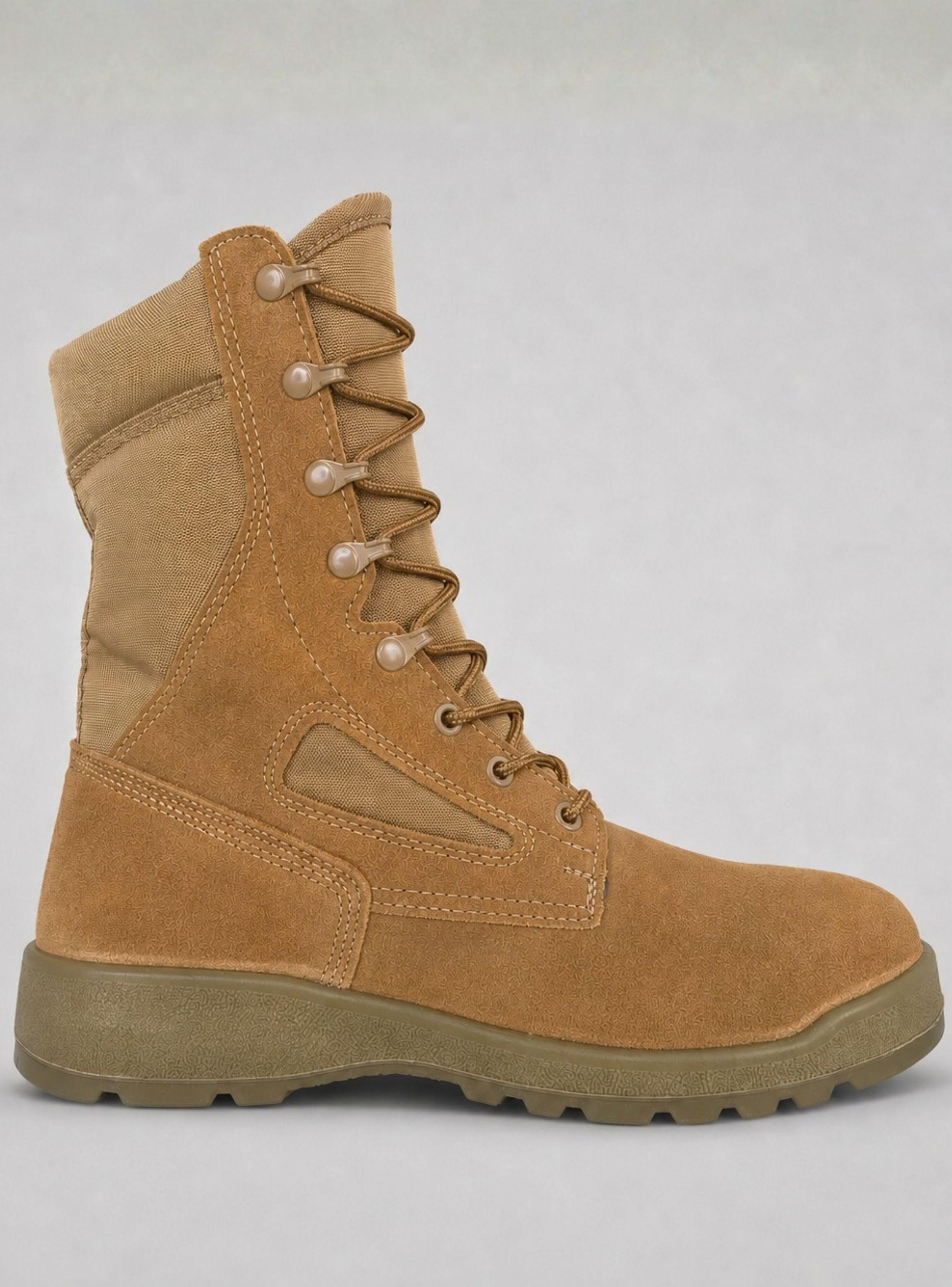 Botas Tácticas de Combate Caña Alta - Coyote-4