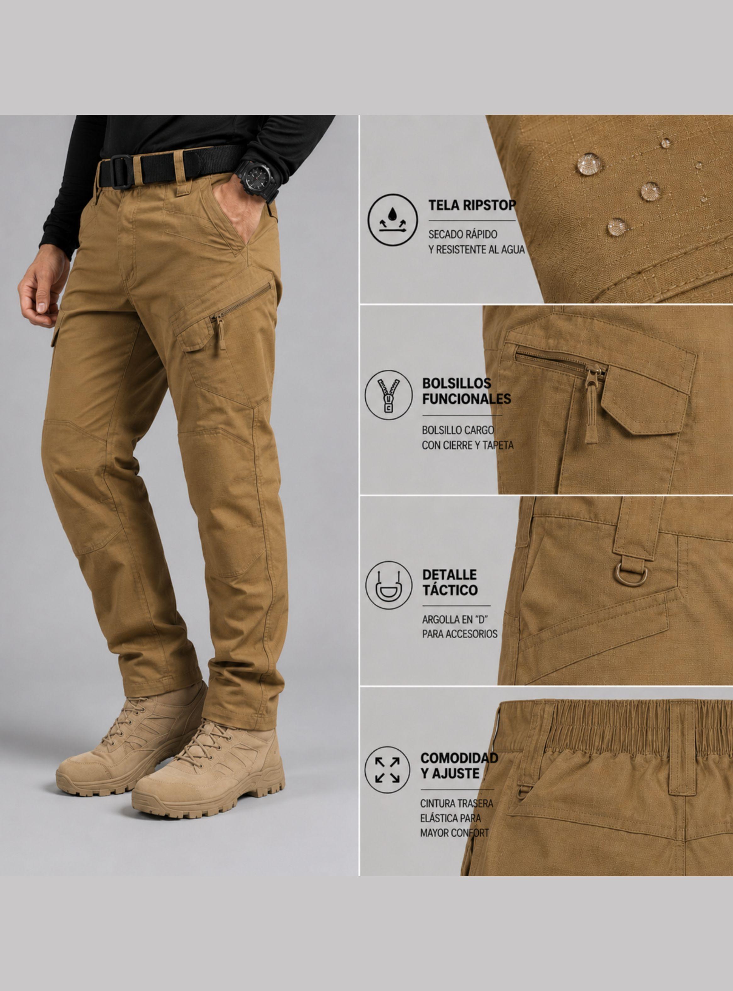 Pantalón Táctico Outdoor Tela Ripstop-6