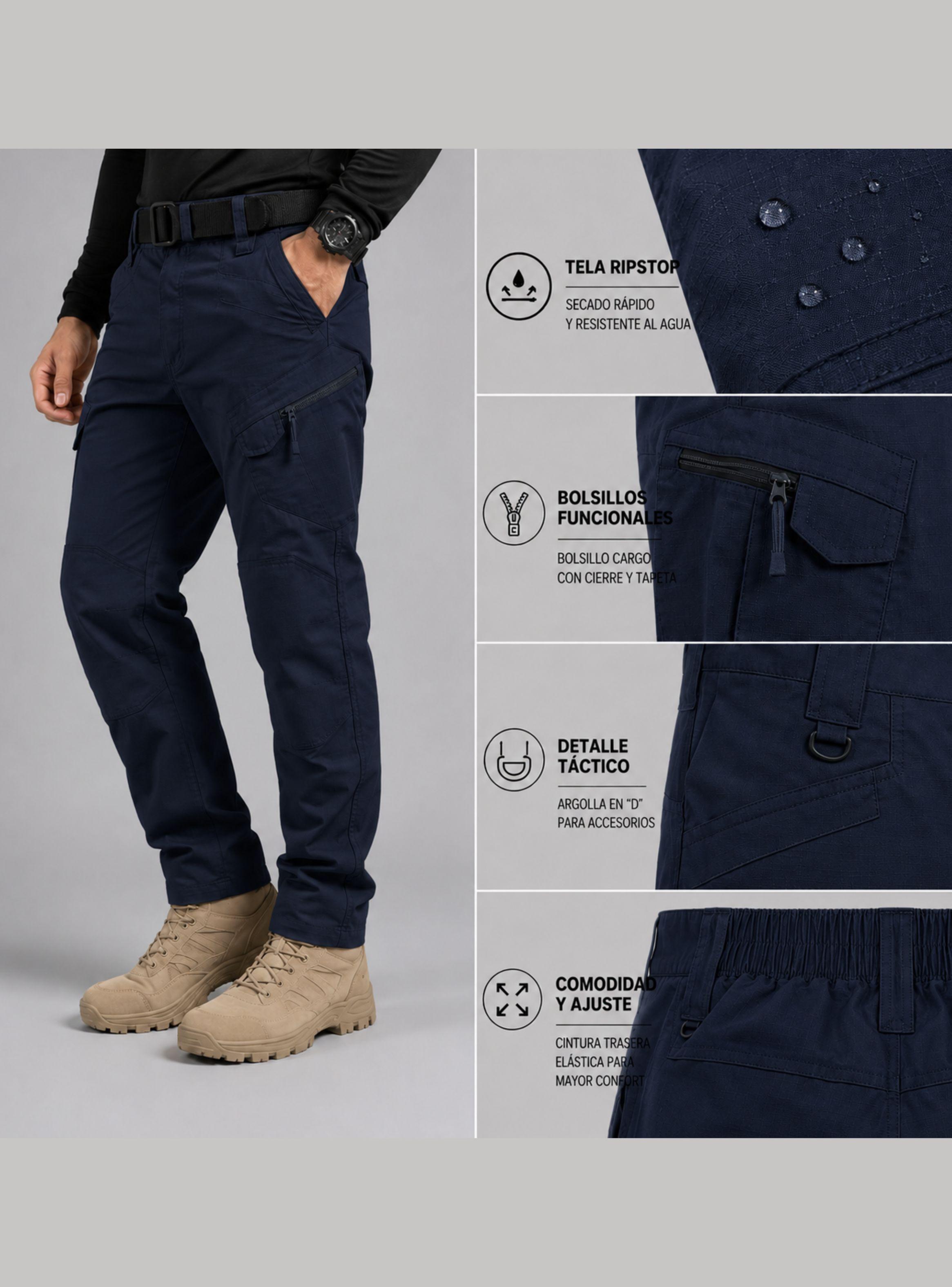 Pantalón Táctico Outdoor Tela Ripstop-6