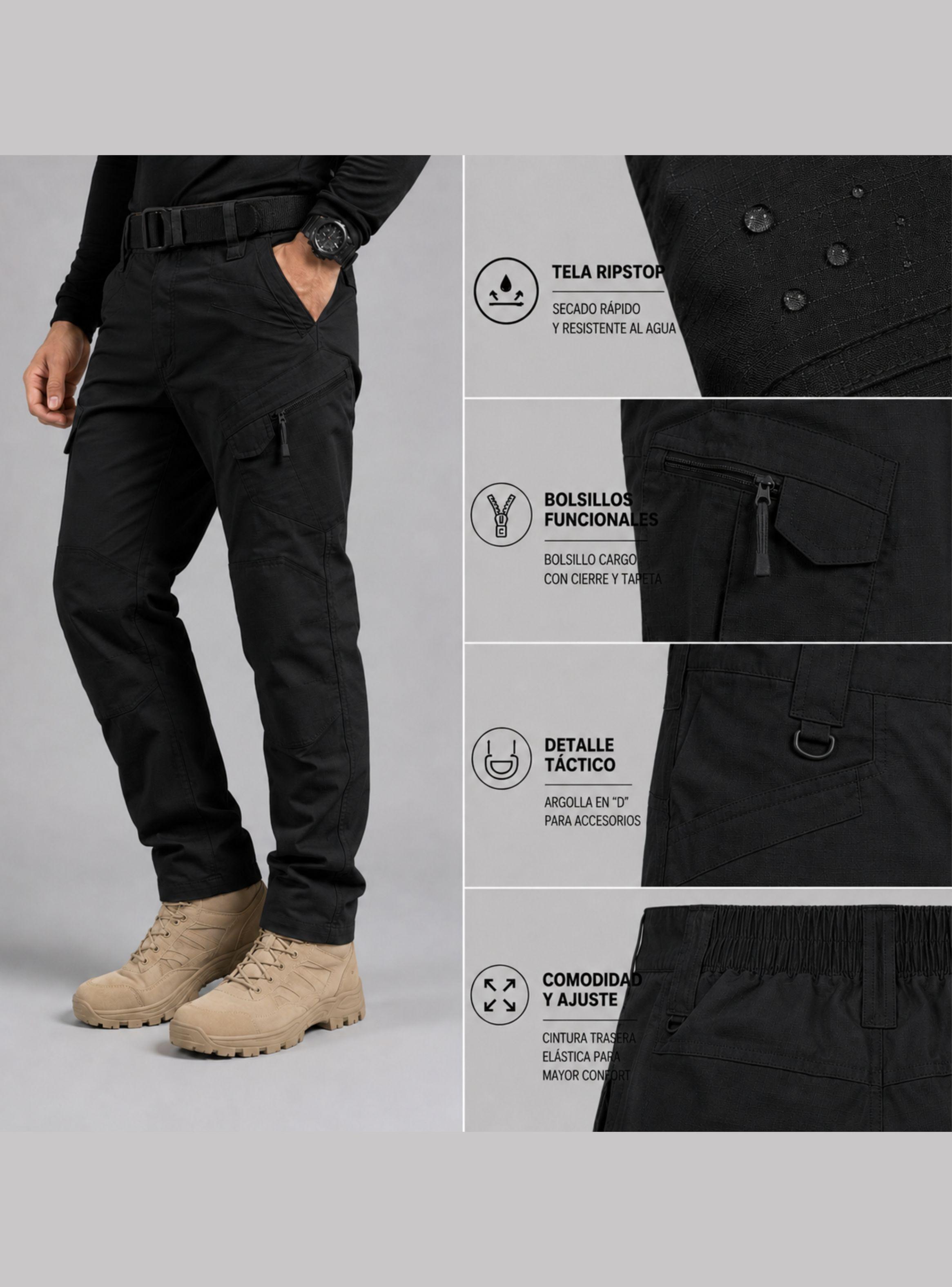 Pantalón Táctico Outdoor Tela Ripstop-5