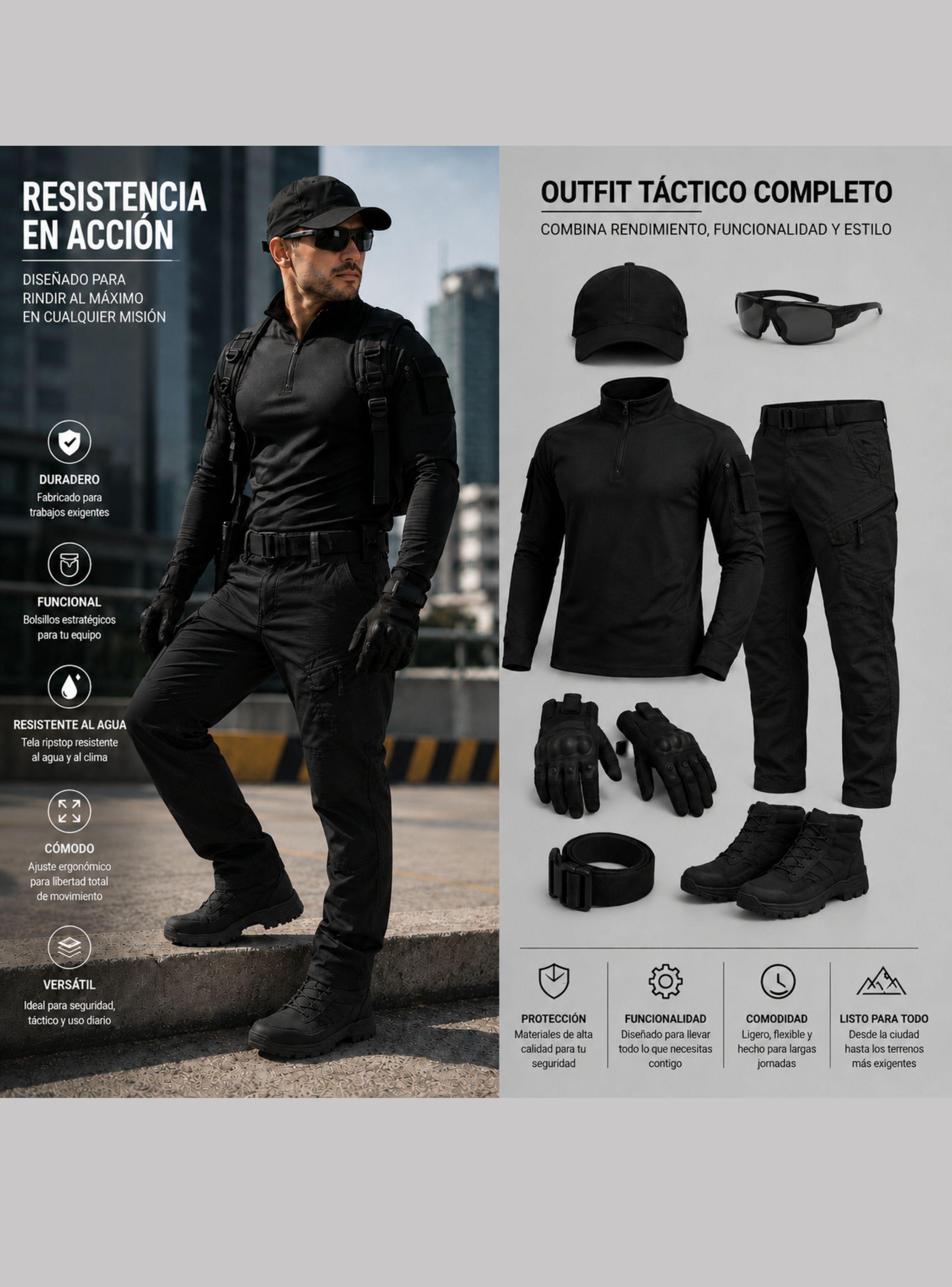 Pantalón Táctico Outdoor Tela Ripstop-7