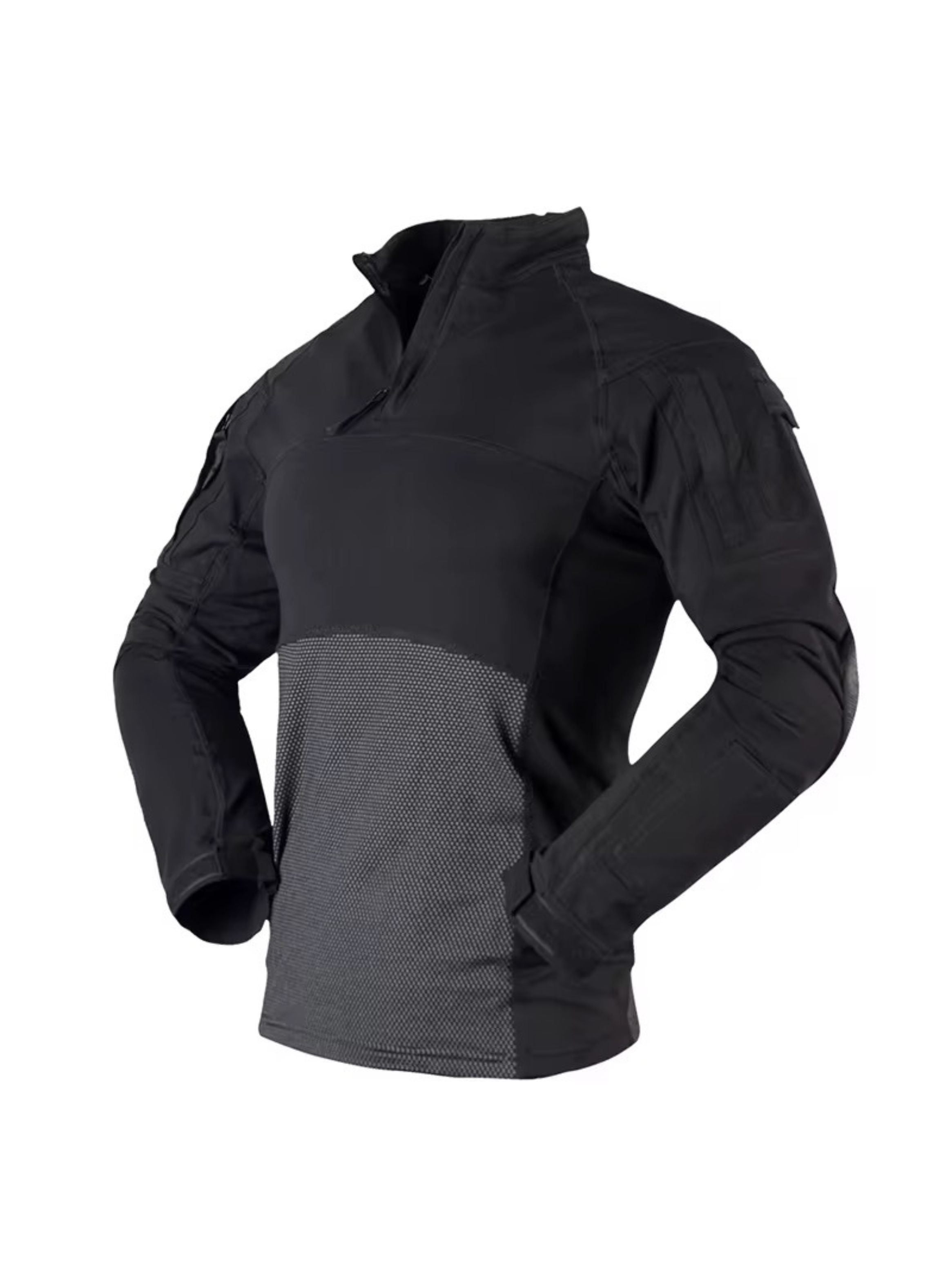 Polera Táctica Slim Fit ESDY - Negro-2