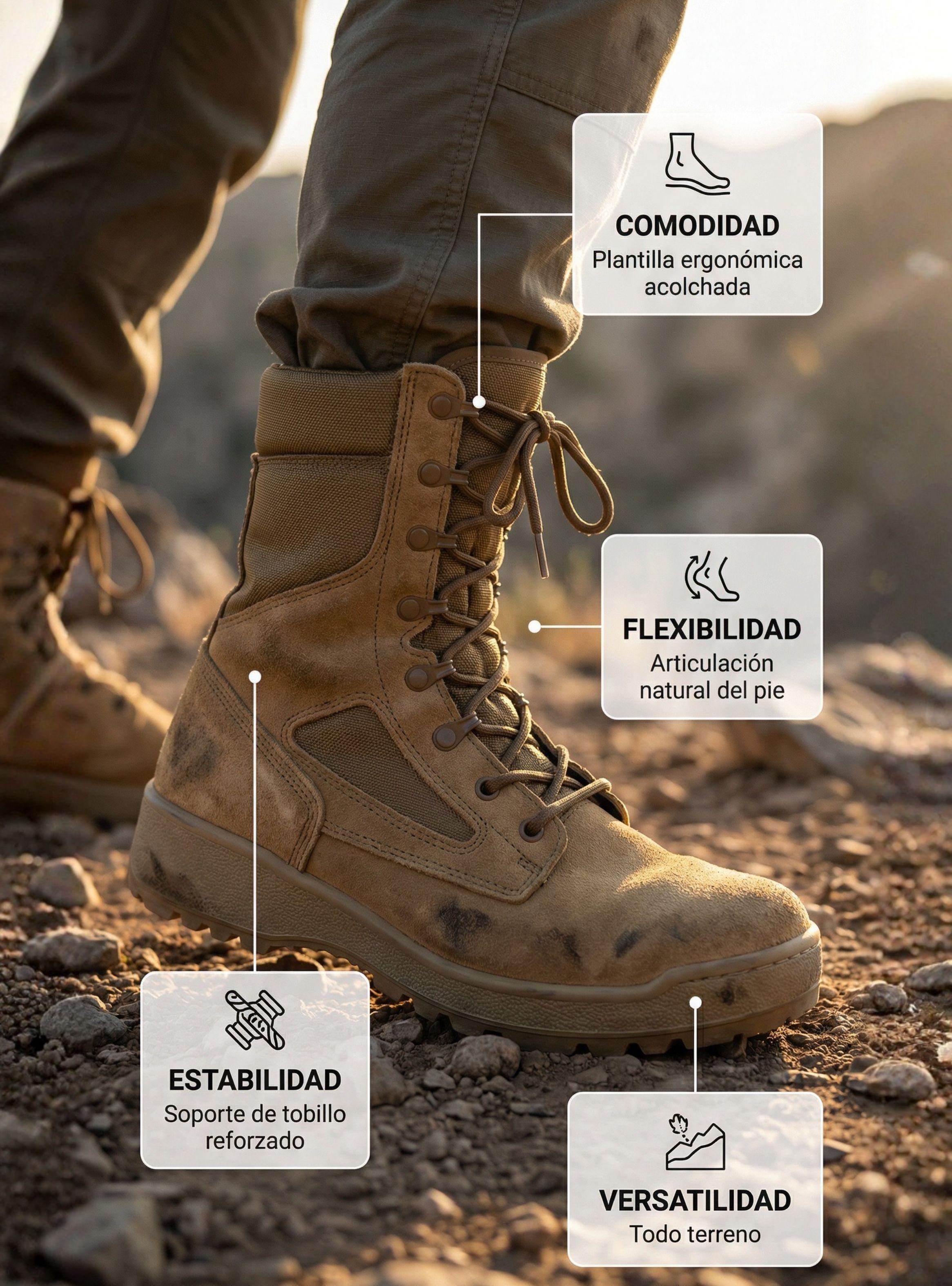 Botas T cticas Outdoor Militar-1