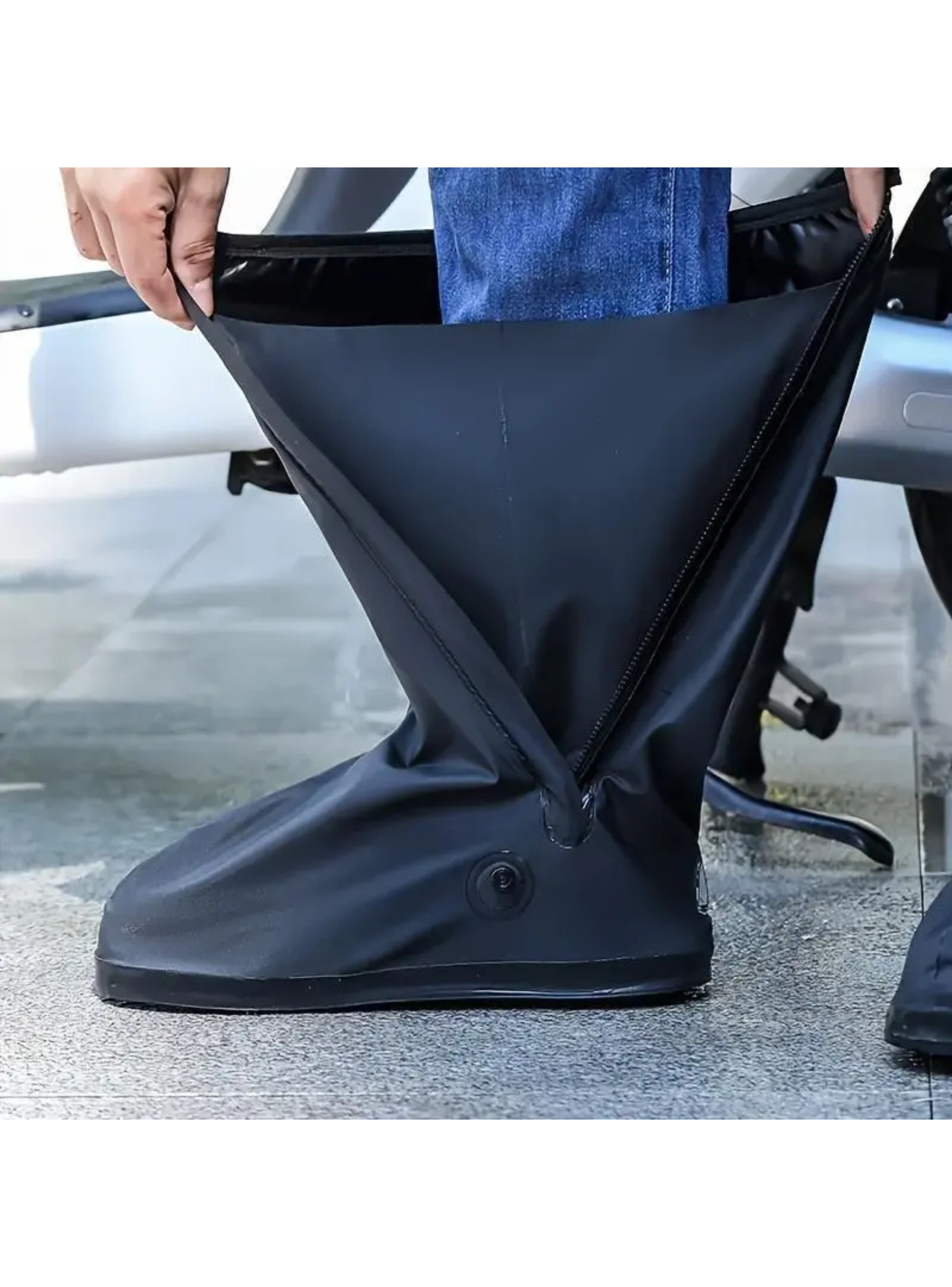 Cubre Calzado Impermeable talla M ( Tallas de calzado desde la 38 hasta la 40)-2