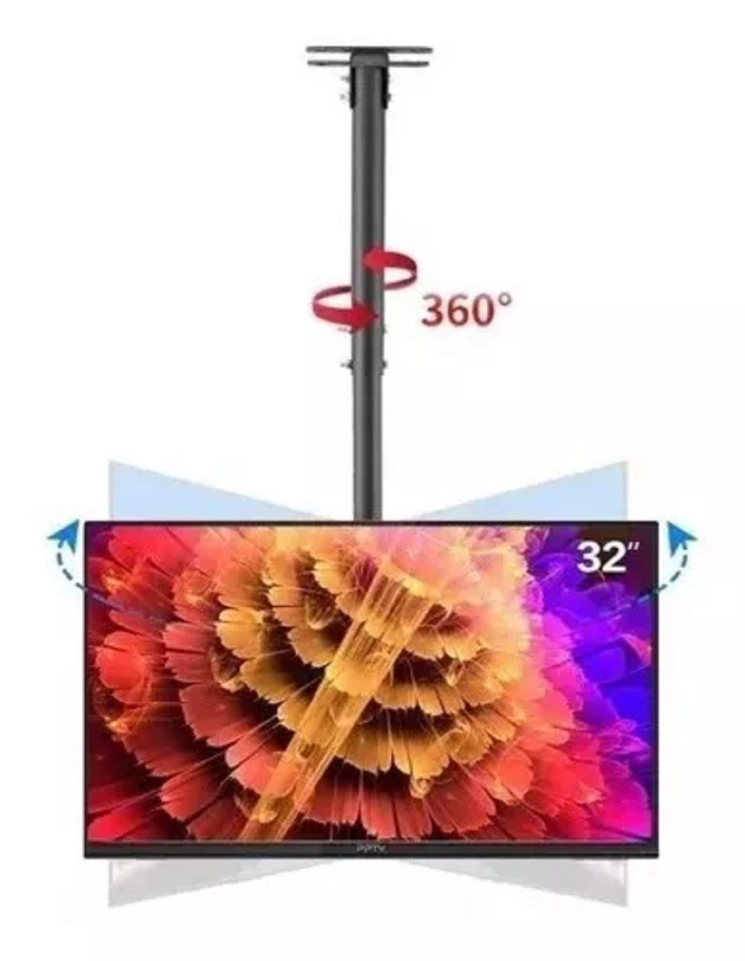 Soporte Tv Techo O Pared Ajustable Base 26 A 60-0