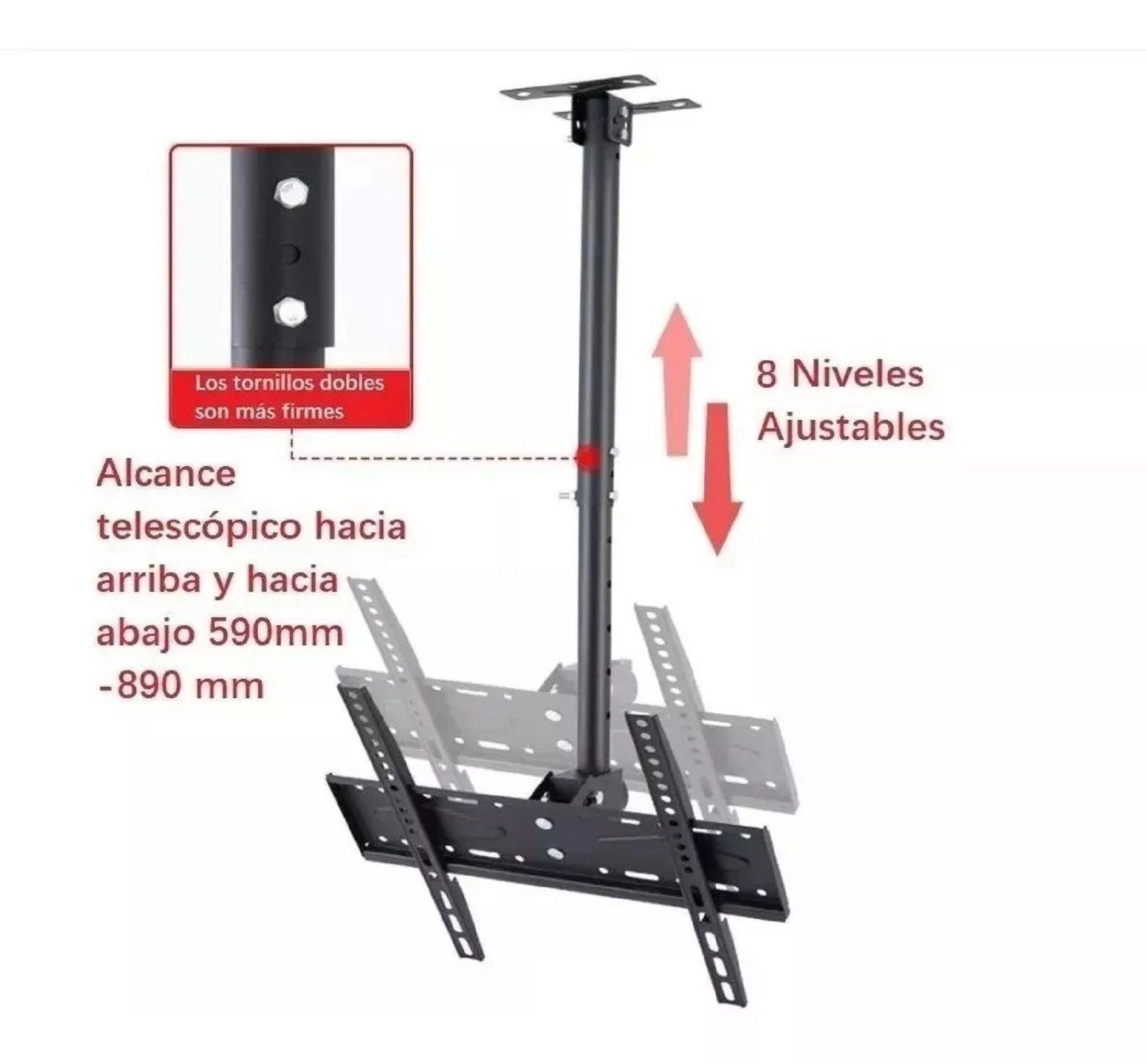 Soporte Tv Techo O Pared Ajustable Base 26 A 60-5