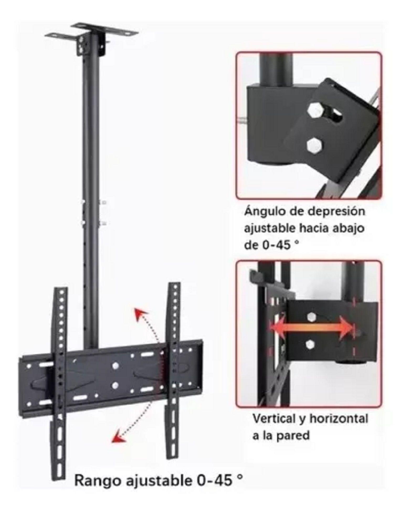 Soporte Tv Techo O Pared Ajustable Base 26 A 60-2
