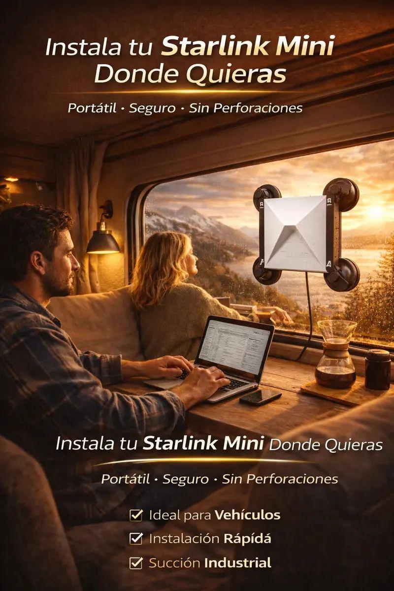 Soporte De Ventosa O Chupon Para Antena Starlink Mini-4
