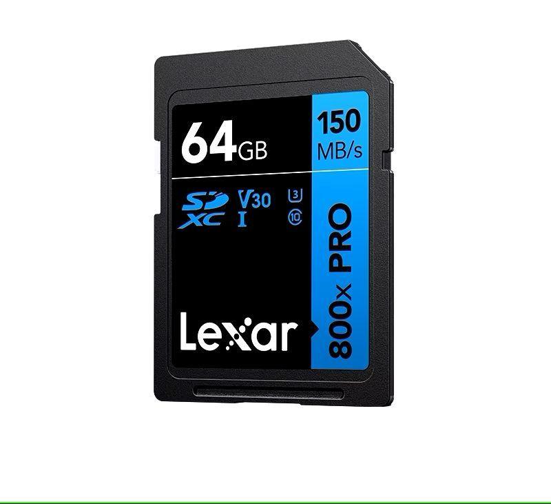 Tarjeta de Memoria Lexar High Perfomance 800x 64GB Clase 10-6