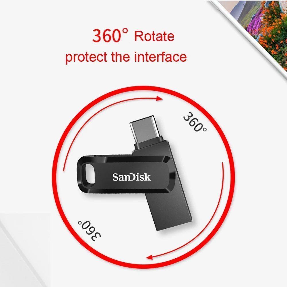 Pendrive Sandisk Dual Drive Go Usb Tipo A Y C 512gb Usb 3 2-2