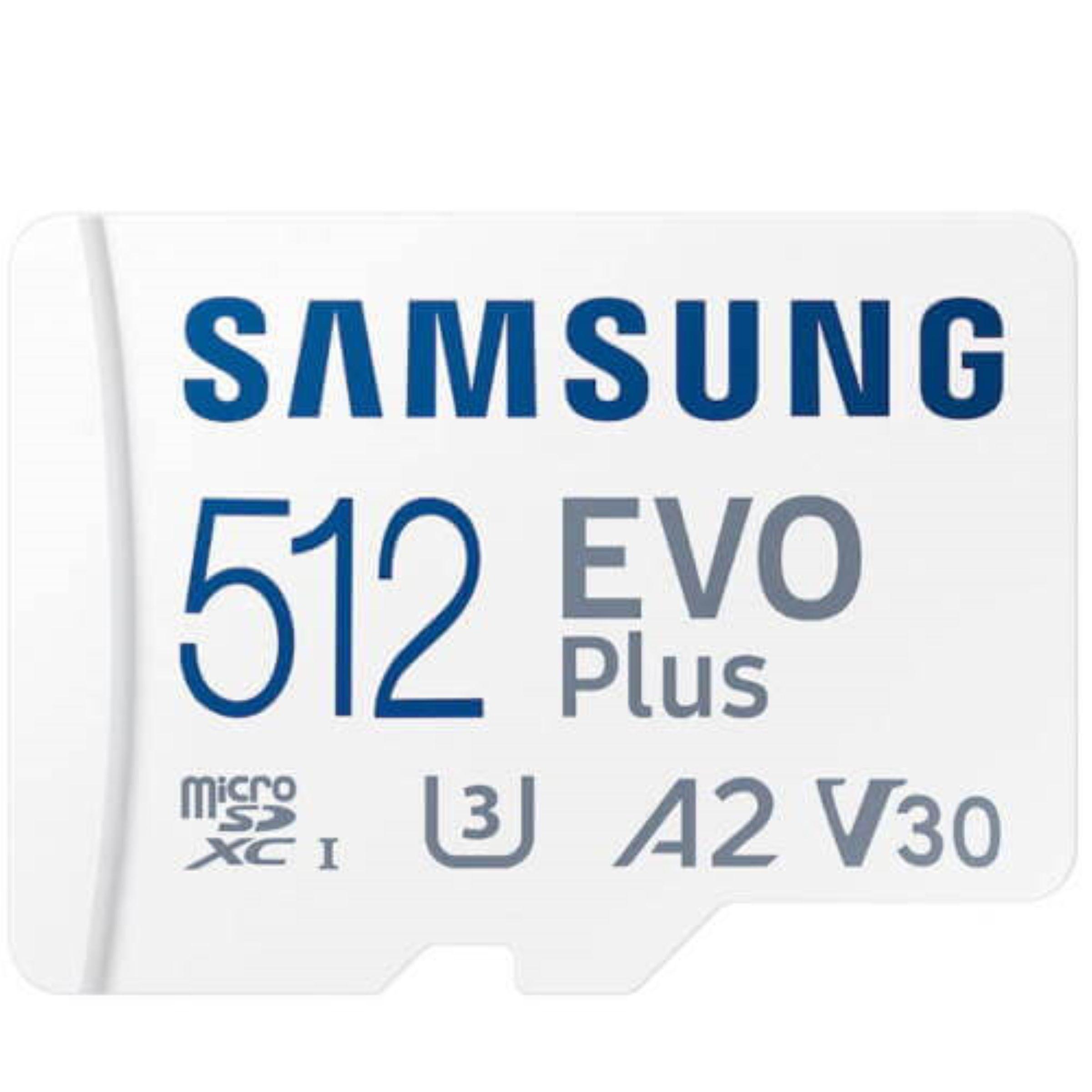 Memoria Micro Sd Samsung Evo Plus 512gb 160mb/s V30, A2, 4k-0