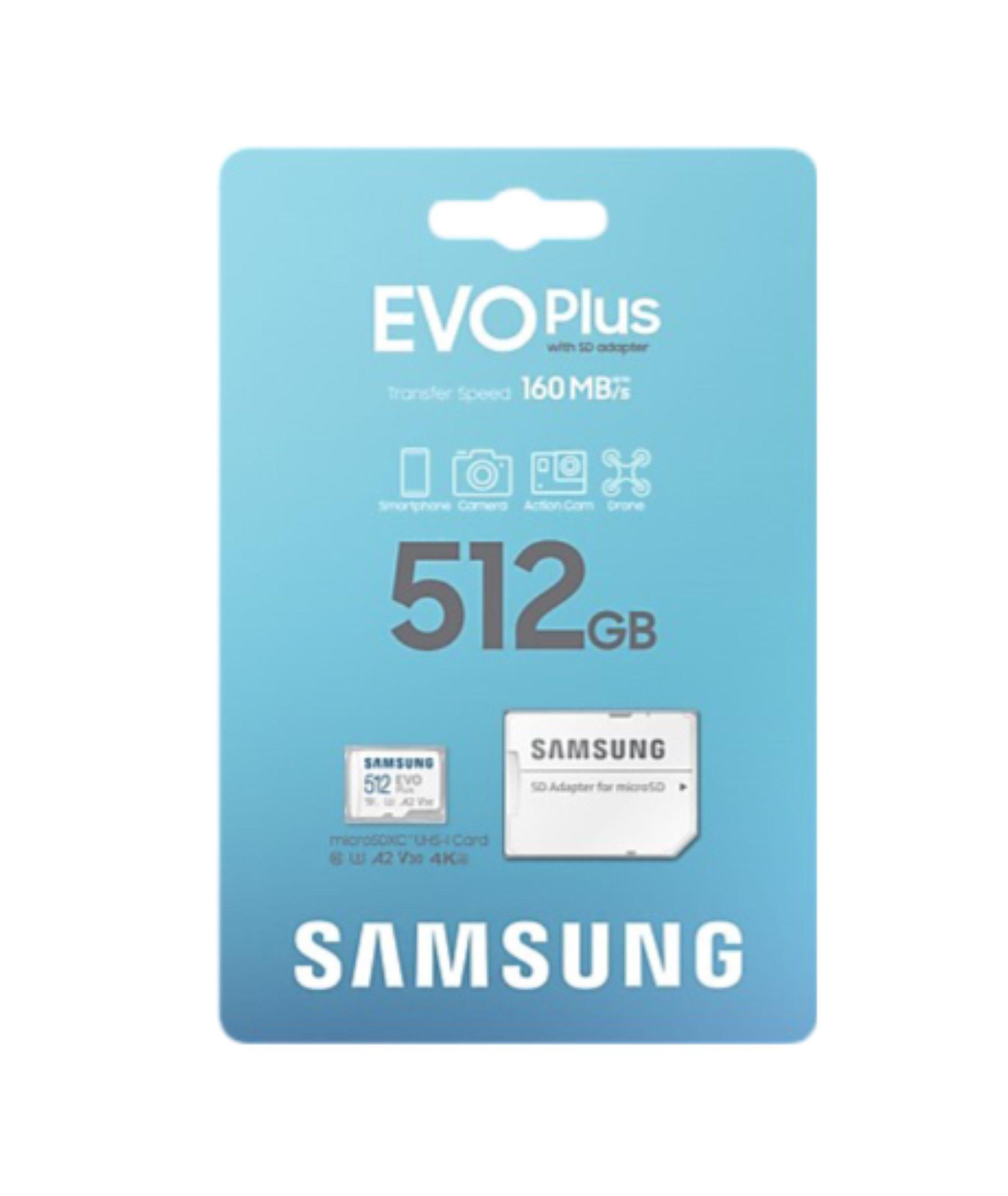 Memoria Micro Sd Samsung Evo Plus 512gb 160mb/s V30, A2, 4k-2