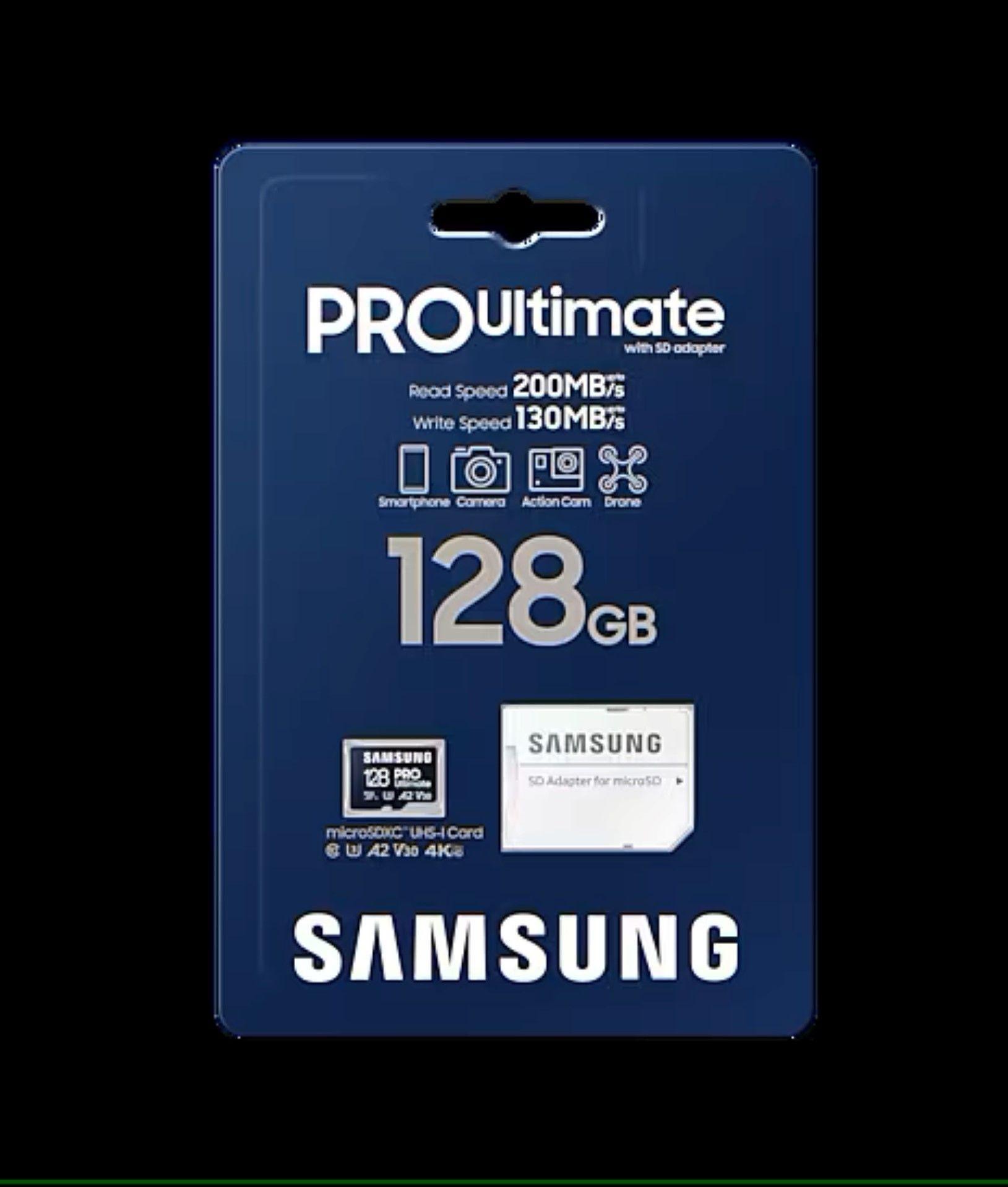 Memoria Microsd Samsung Pro Ultimate 128gb 200mb/s V30, A2, 4k-2