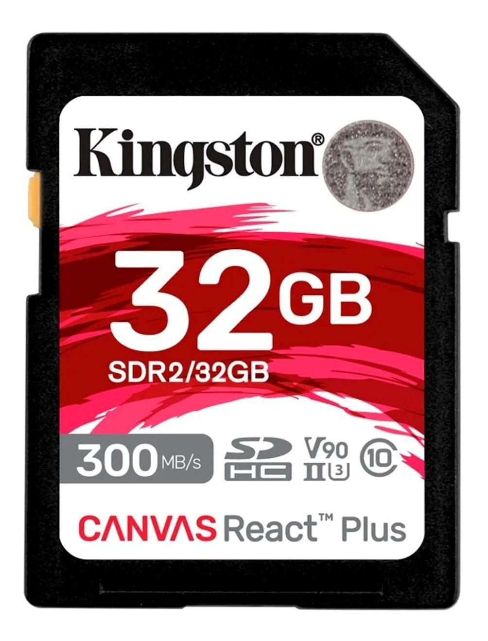 Memoria Sd Kingston Canvas React Plus V90 32gb-0