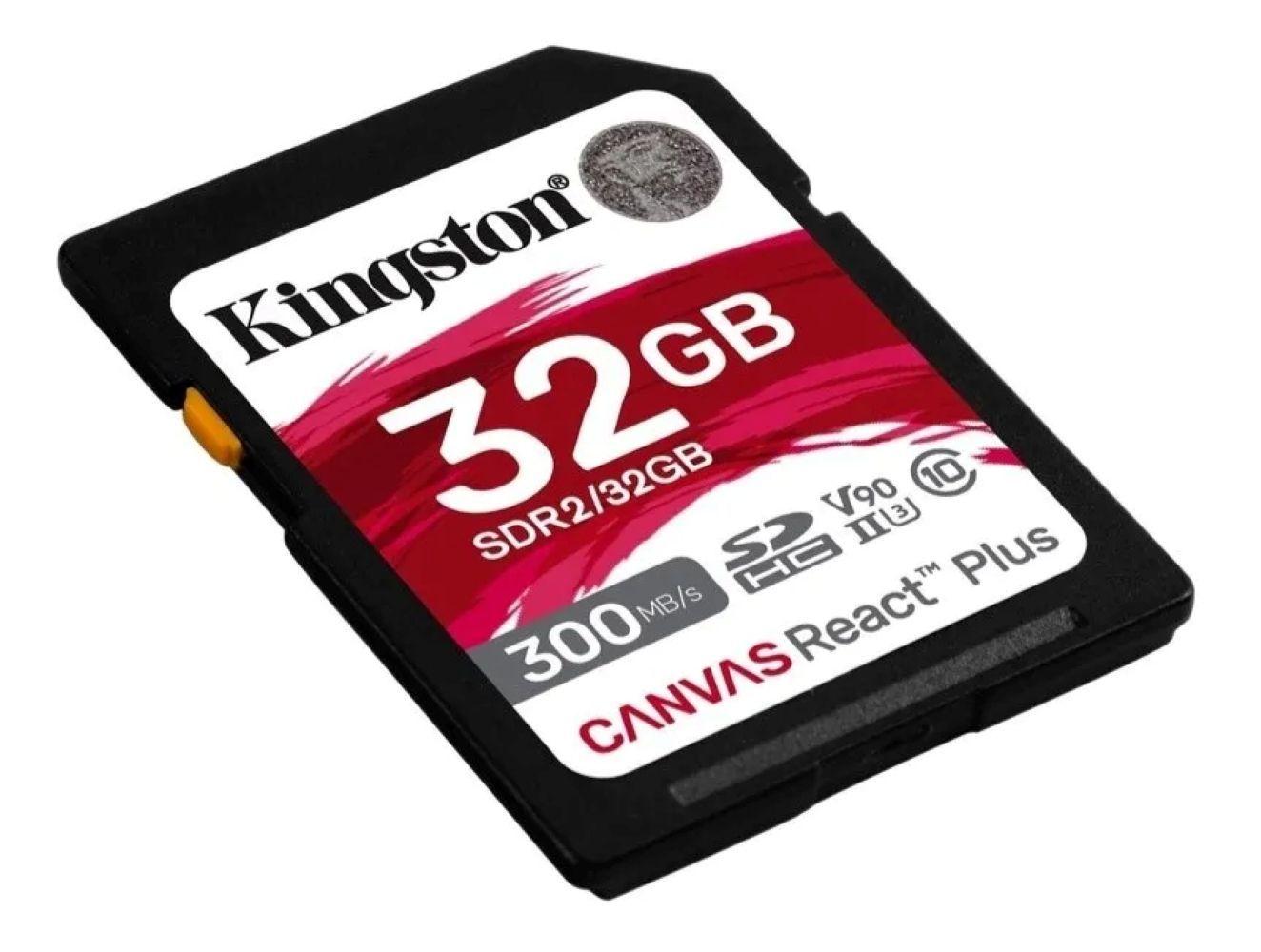 Memoria Sd Kingston Canvas React Plus V90 32gb-1