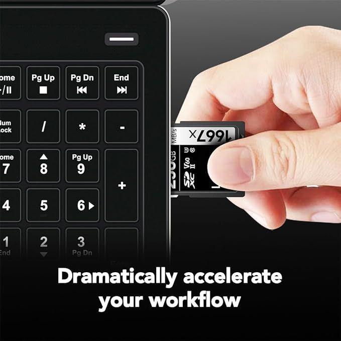 Memoria SD Lexar Silver Series 1667x 256GB UHS II U3 V60 4k-3