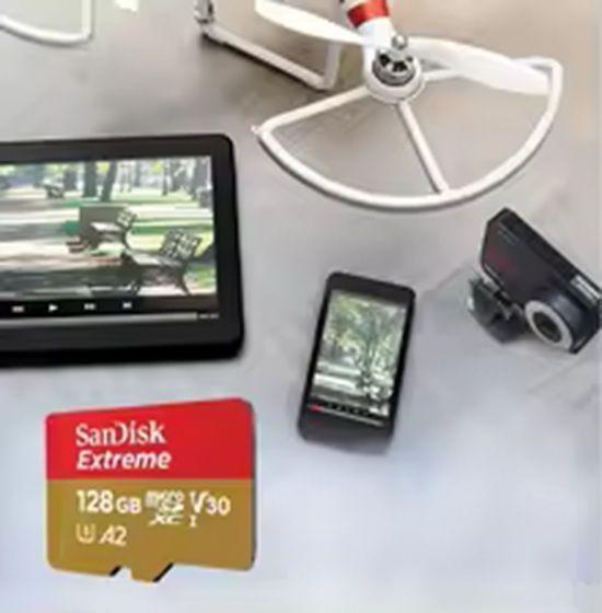 Tarjeta De Memoria Sandisk Extreme Go Microsd 128gb 240mb s-1