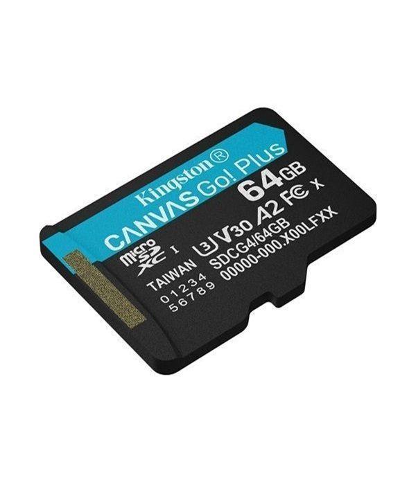 Microsd Kingston Canvas Go Plus 64gb U3 V30 A2-2
