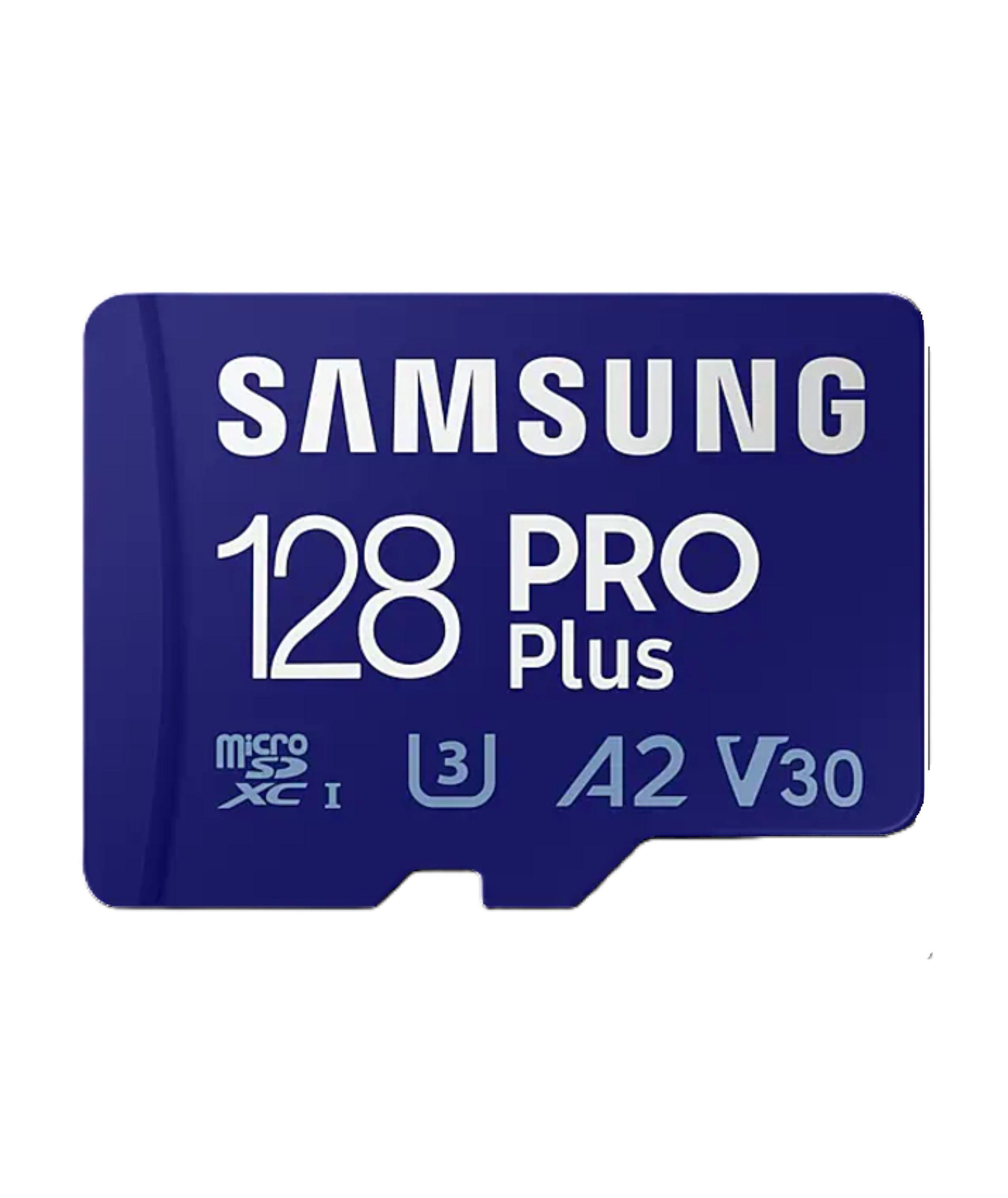 Memoria Microsd Samsung Pro Plus 128gb 180mb/s V30, A2, 4k-0