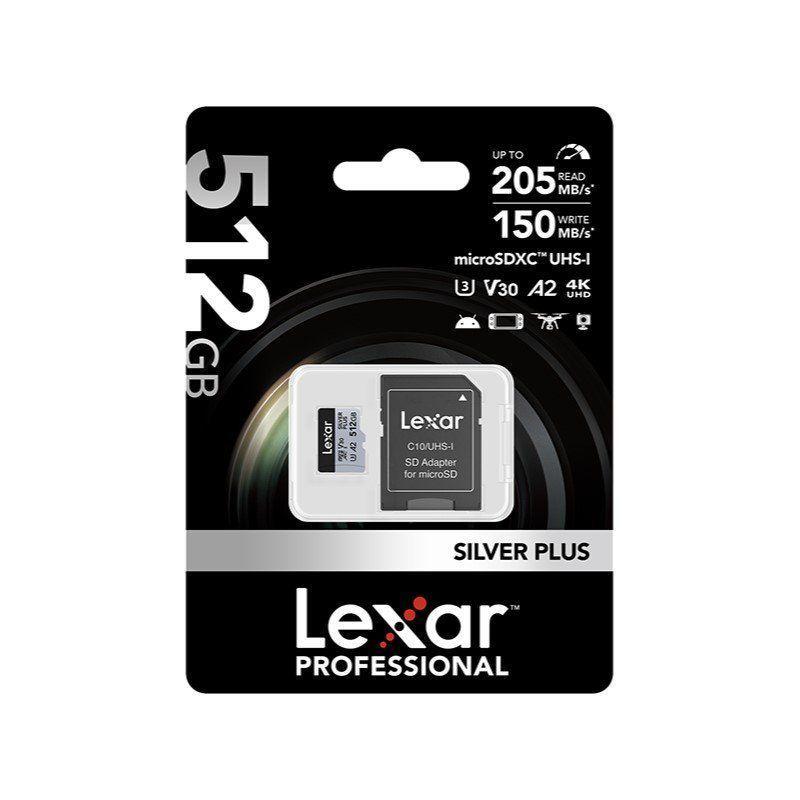 Memoria Microsd Lexar Silver Plus 512gb V30 A2 4k Uhd-5