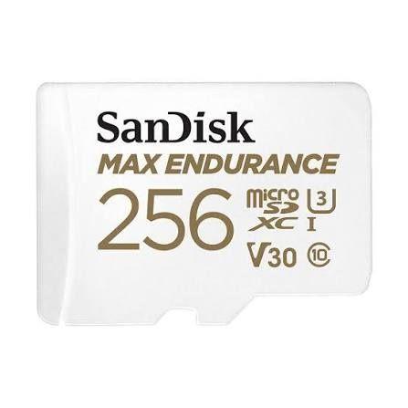 Memoria Micro Sd Sandisk Max Endurance 256gb 100mbs 4k V30-2