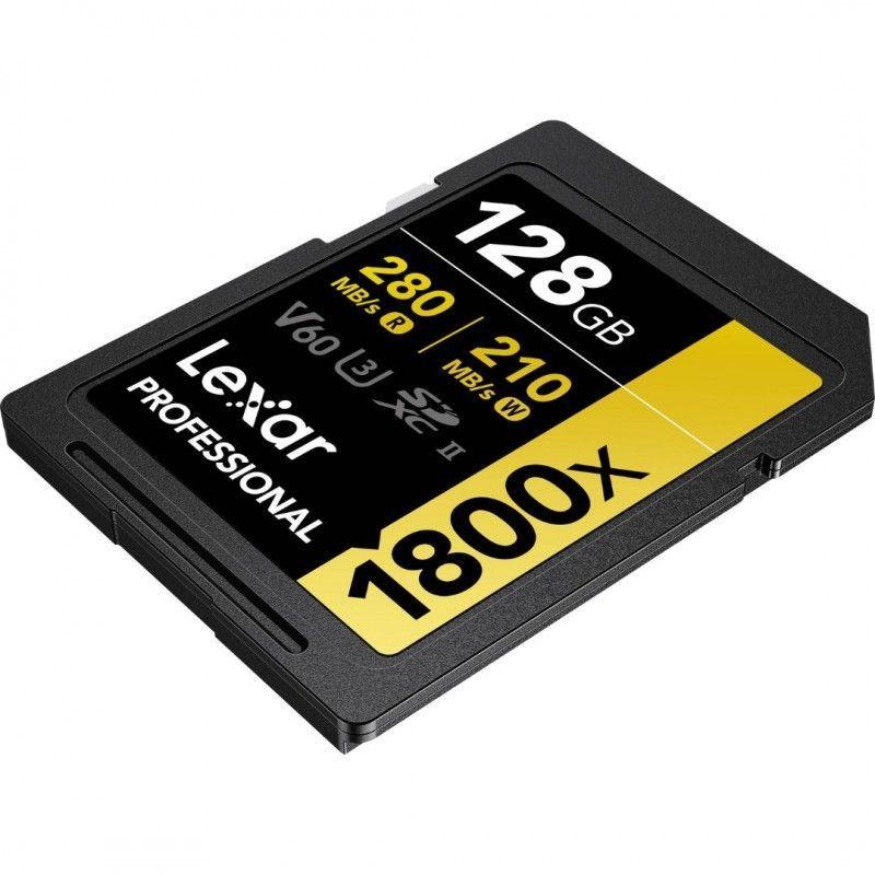 Tarjeta Sdxc 128gb Lexar Professional 1800x Uhs ii 280mb s-3
