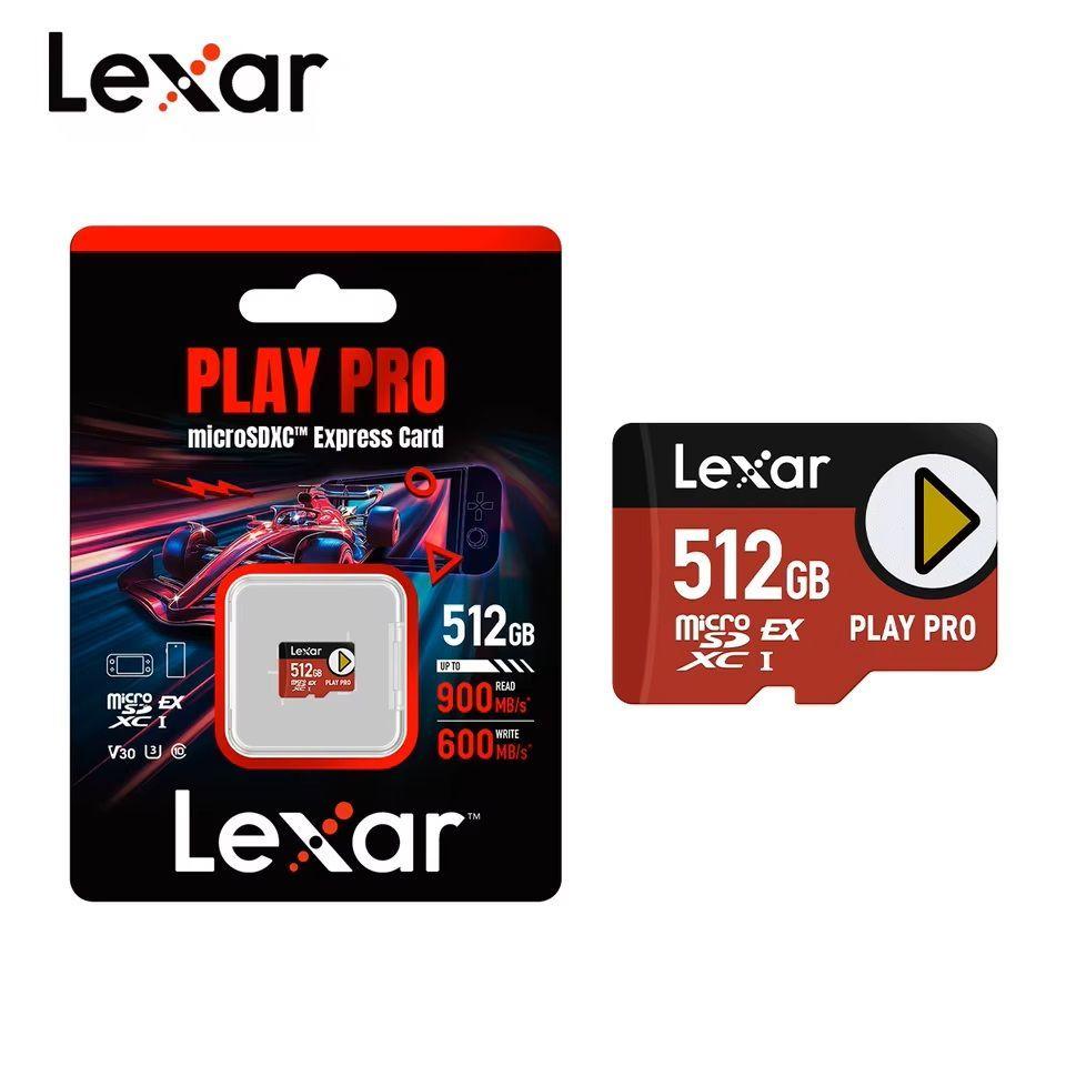 Tarjeta Micro Sd Lexar Play Pro 512gb 900mbs Sd Express 4k-1