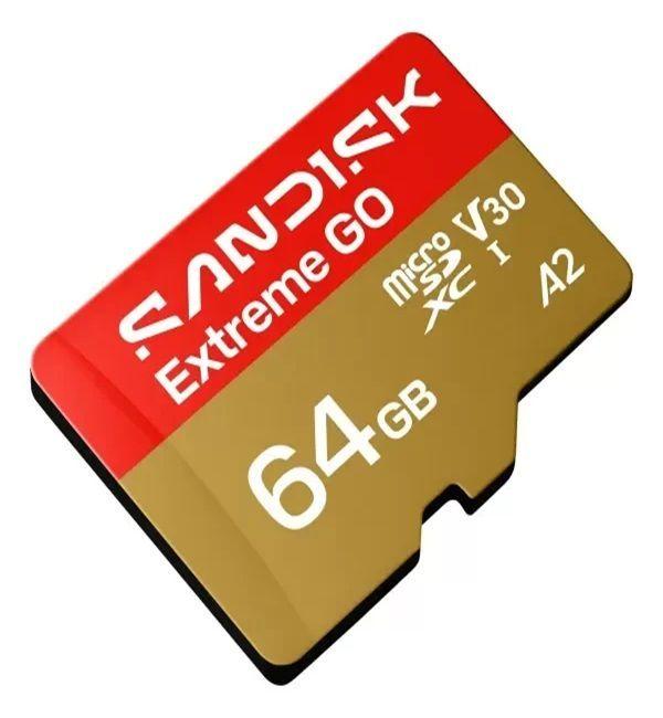 Tarjeta De Memoria Sandisk Extreme Go Microsdxc 64gb 170mb s-0