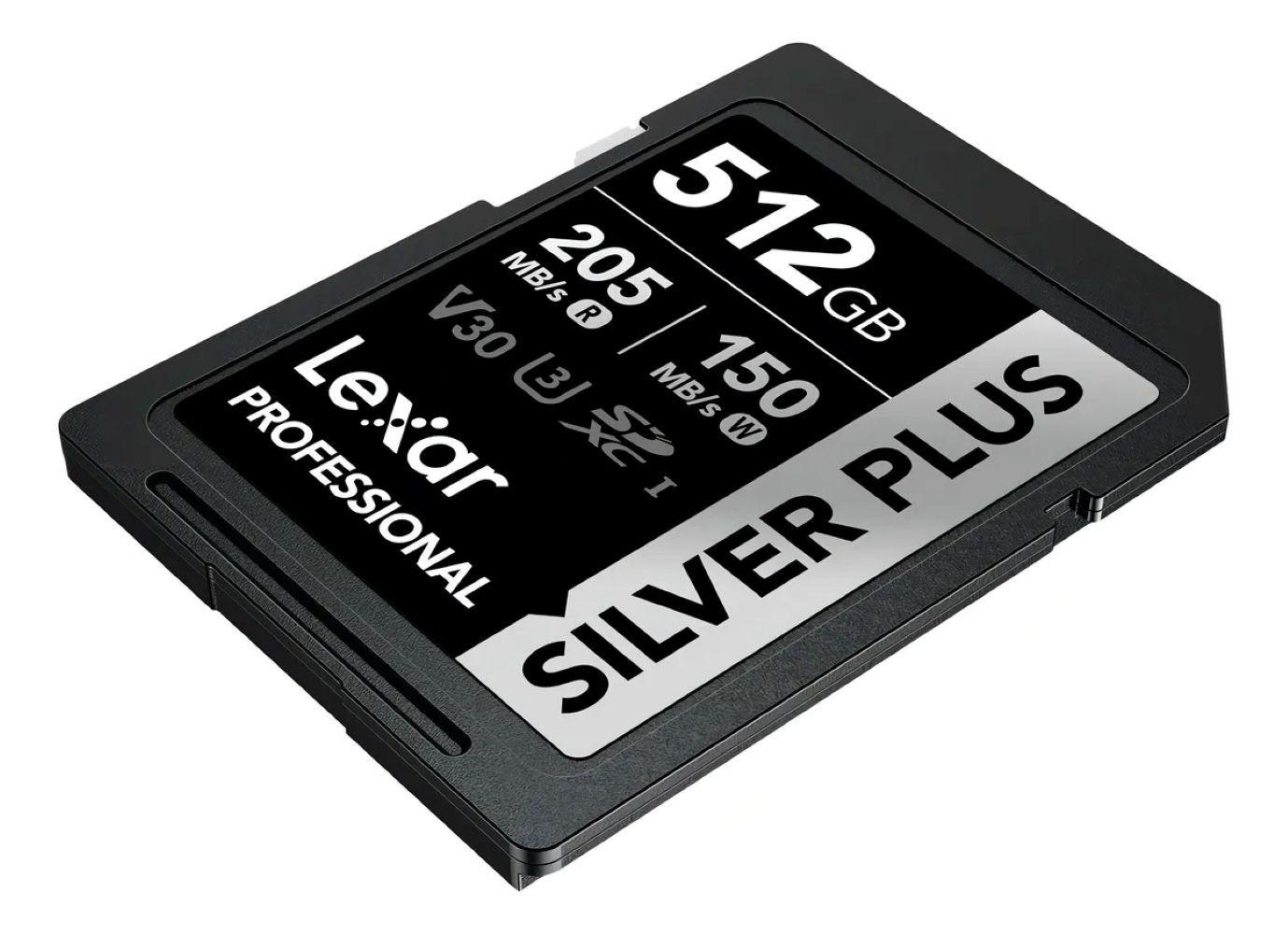 Memoria Sd Lexar Silver Plus 512gb 205mb s Uhs i U3 V30 4k-2