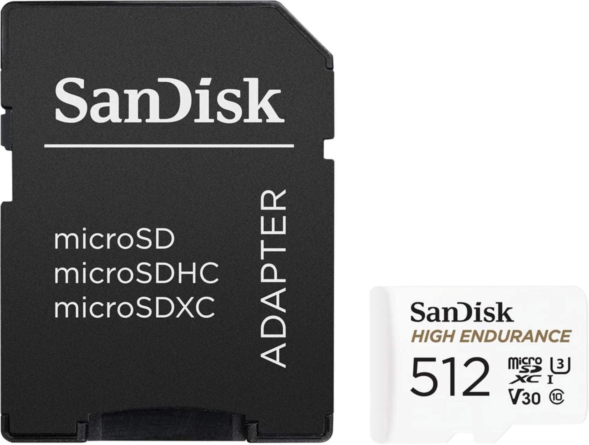 Micro Sd Sandisk High Endurance 512gb 100mbs V30 4k Uhd-2