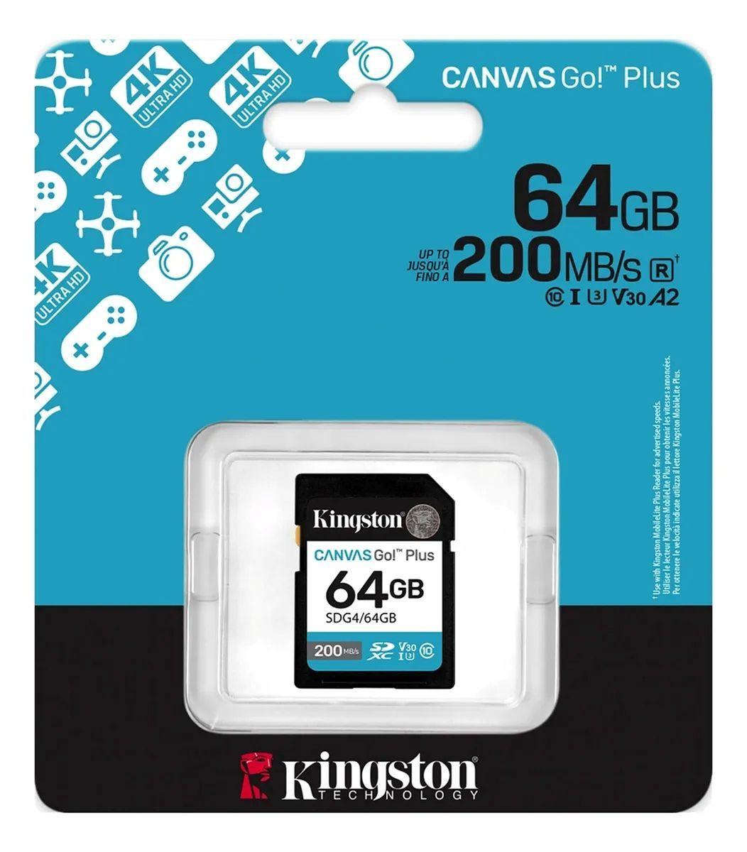 Memoria Sd Kingston Canvas Go Plus 64gb-2