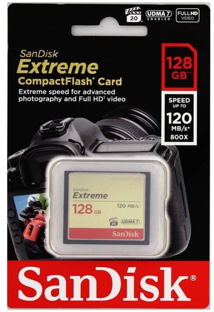 Memoria Compact Flash Sandisk Extreme 128 GB 120 Mb s-2