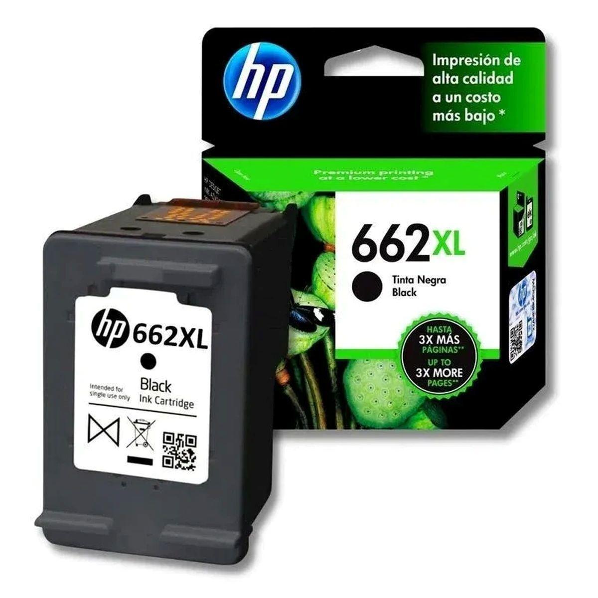 Cartucho De Tinta Negra Hp 662xl De 6 5 Ml Original-1