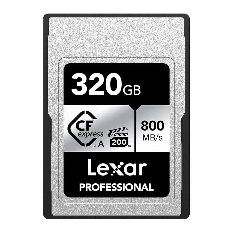 Tarjeta de Memoria CF Express Tipo A Lexar Silver 320GB 800Mbs 8K-0